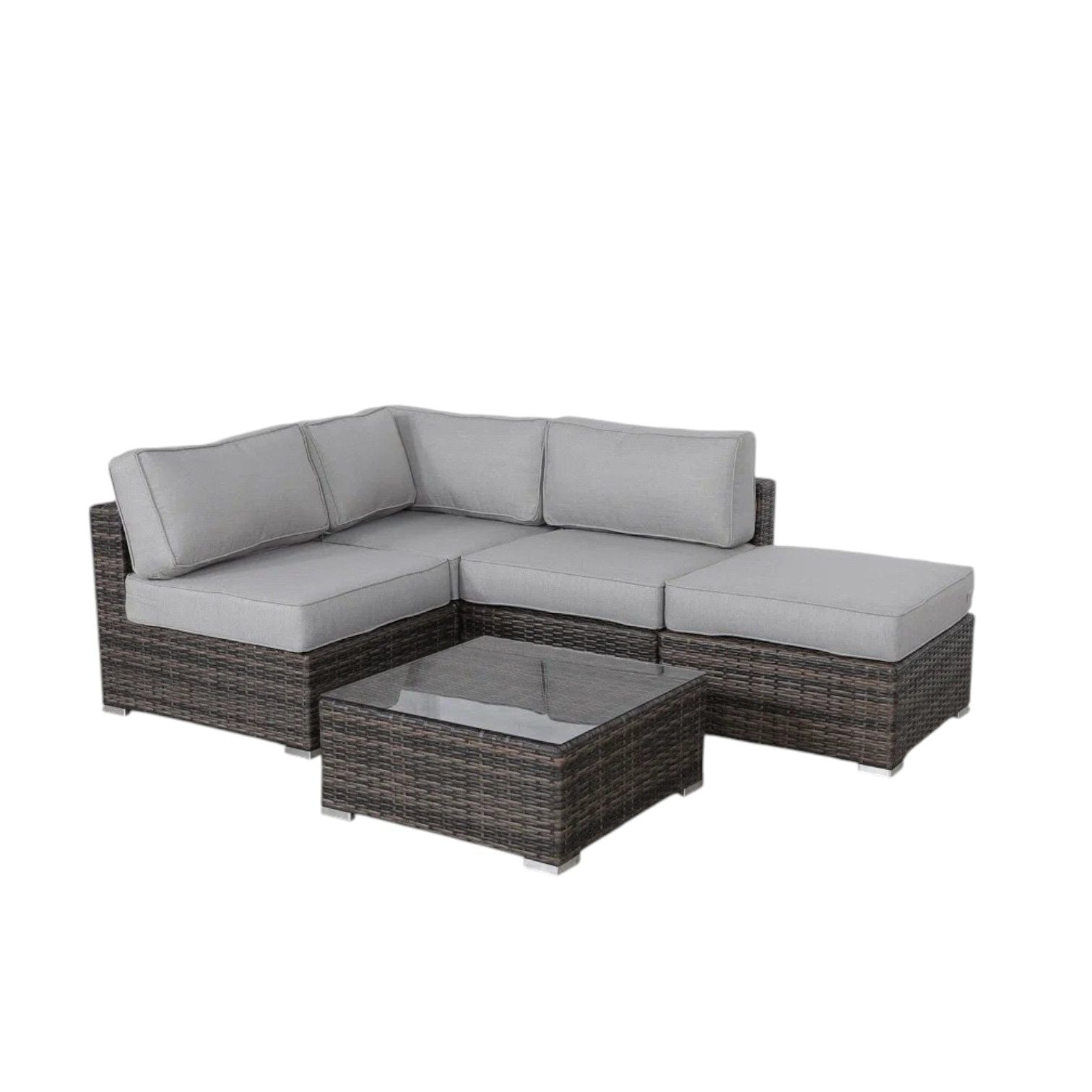 Seating Set With Cushions Handcrafted Wicker Design - Best Buy Furniture