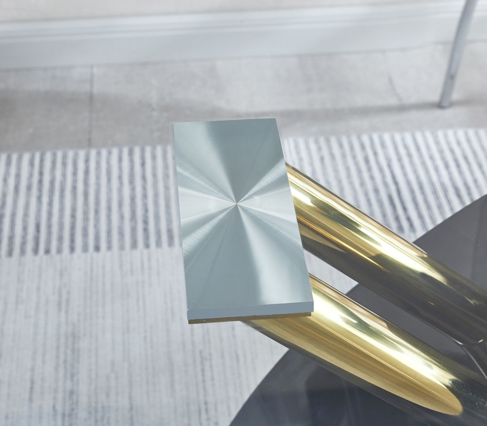 Stylish Dining Room Table, Luxury Glass Top Dining Table, Modern Design For Your House - Black - Best Buy Furniture