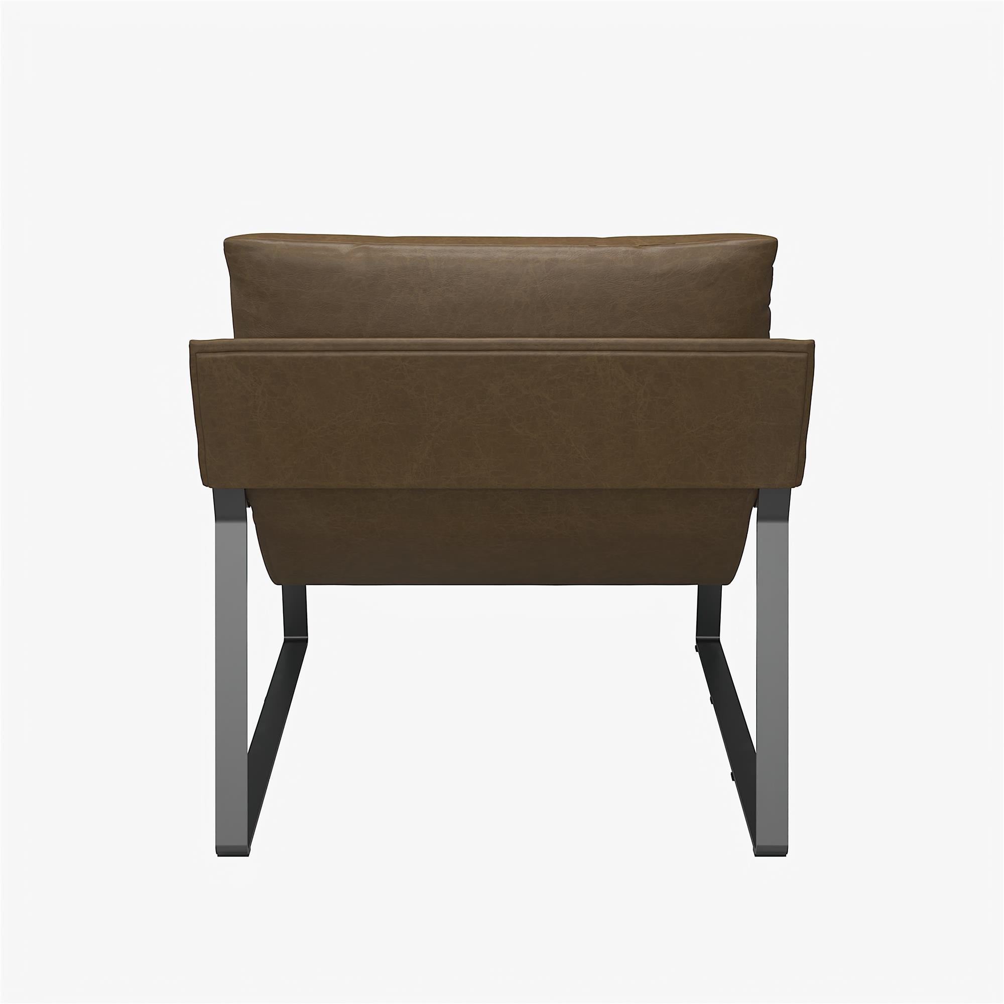 Gatsby - Upholstered Sling Accent Chair - Camel