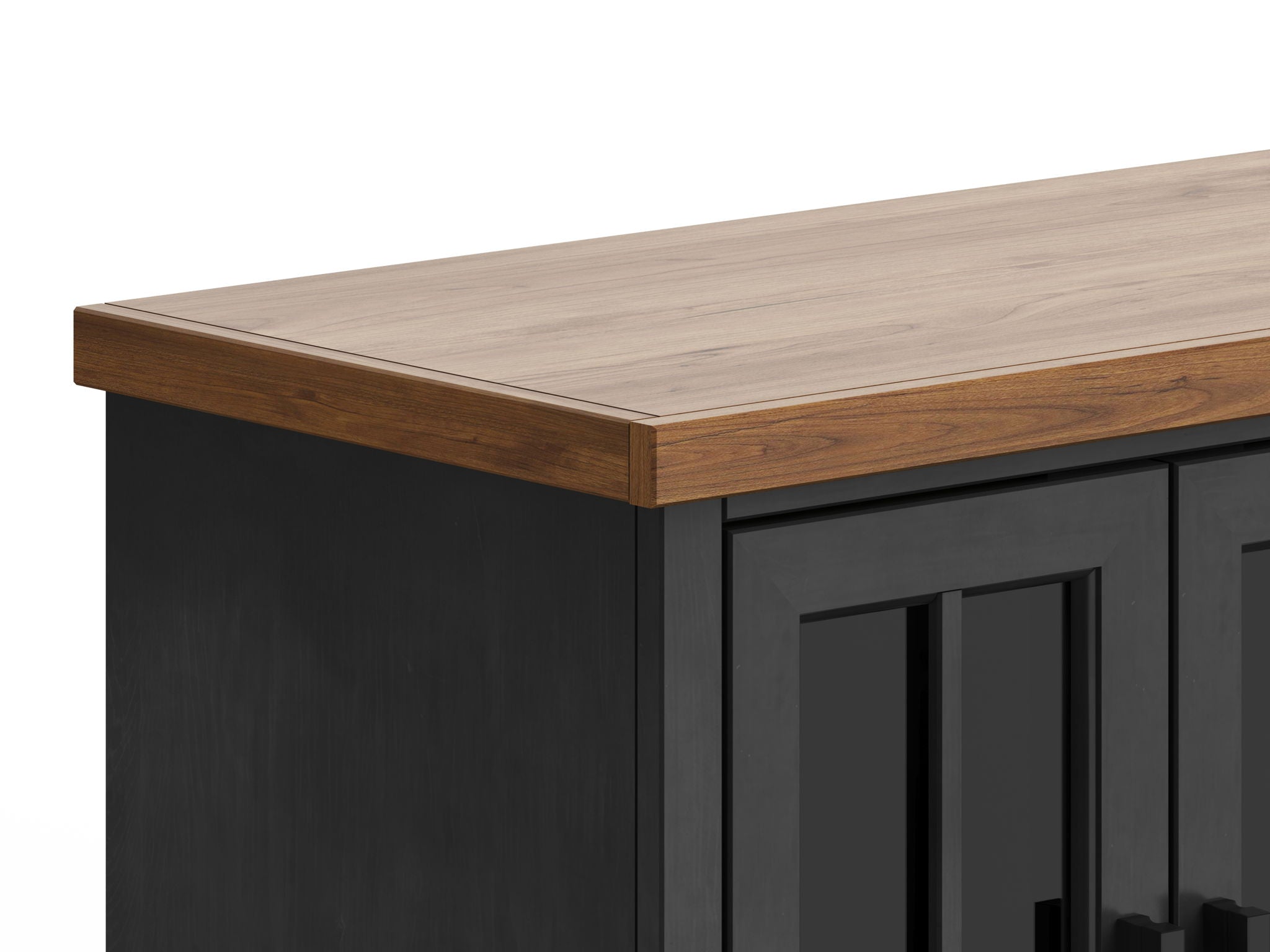 Essex - Fireplace TV Stand Console For TVs Up To 100" - Black, Whiskey