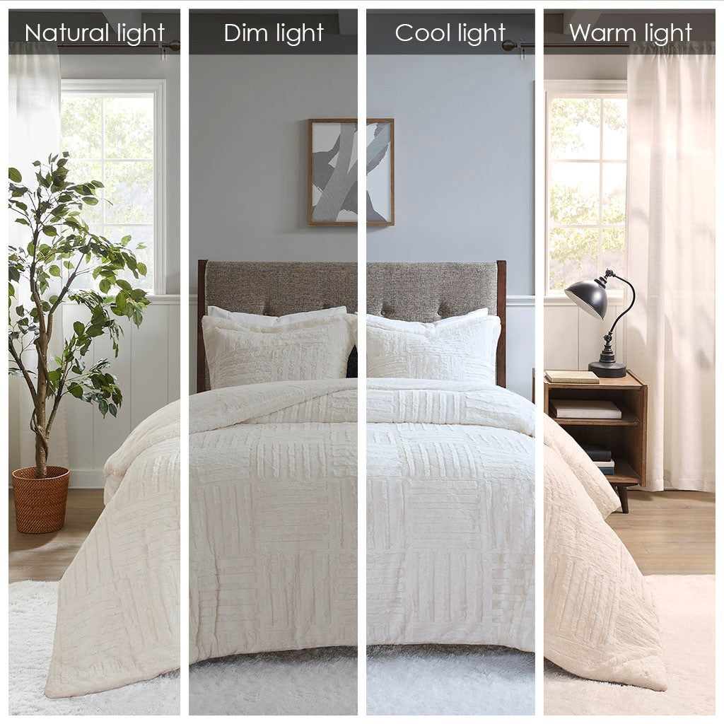 Full/Queen Fur Down Alternative Comforter Mini Set