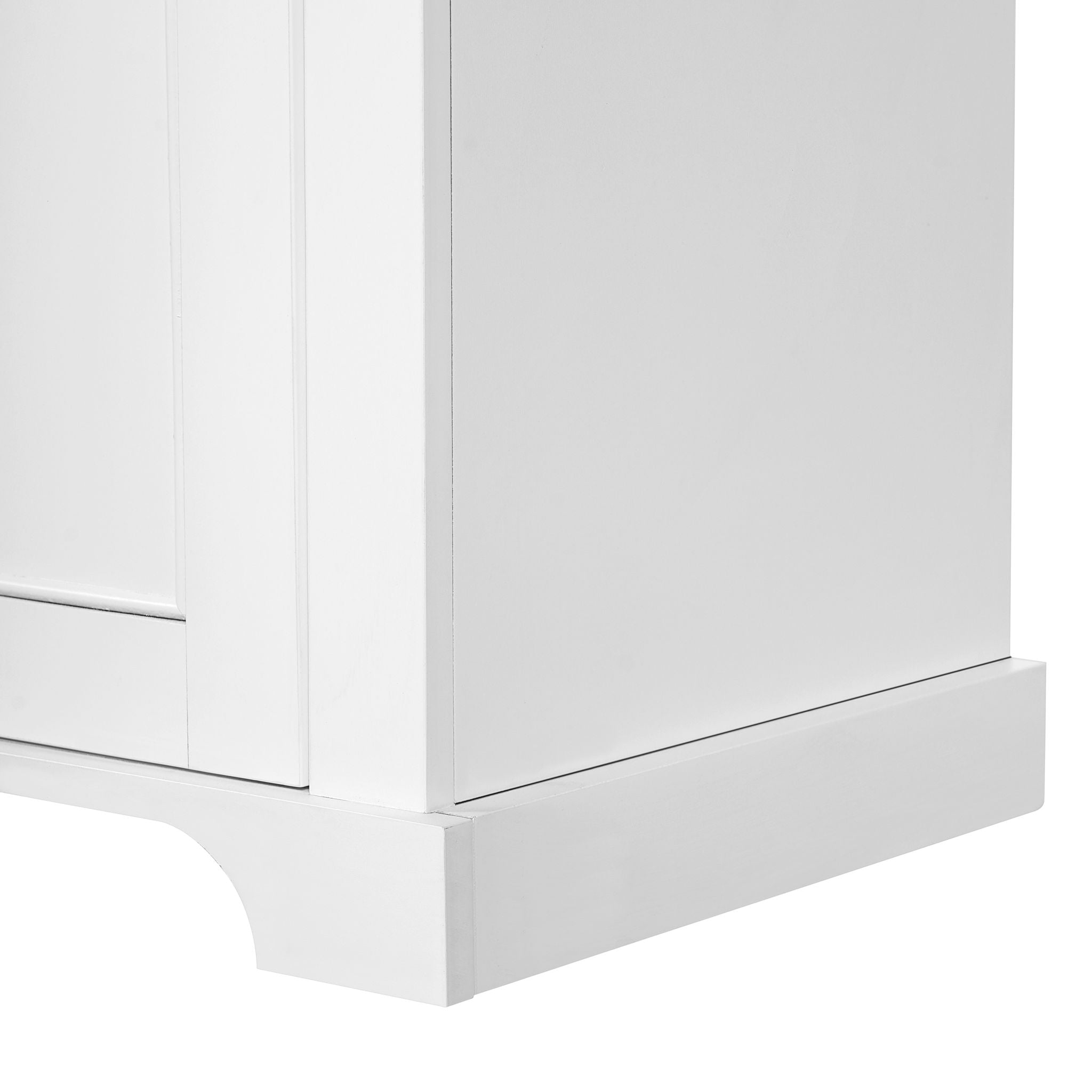 Bathroom Storage Cabinet, Adjustable Shelves & Drawer, Freestanding Linen Tower