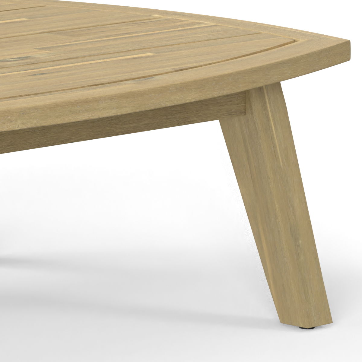 Parkside - Outdoor Coffee Table - Light Teak - Best Buy Furniture