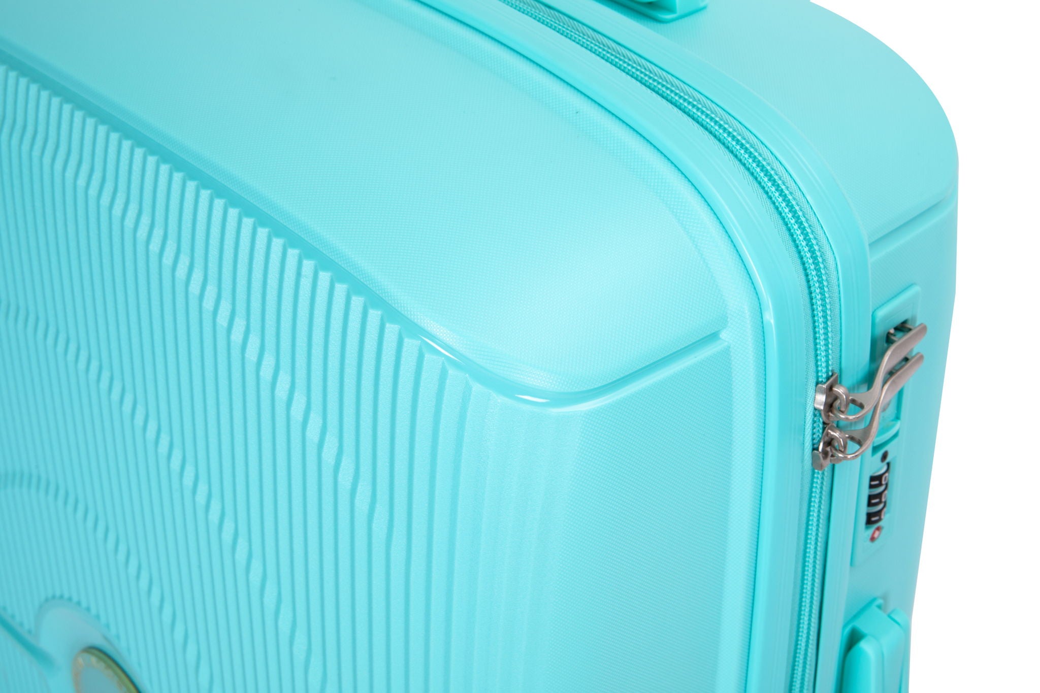 3 Piece Set Expandable Hardshell Suitcase Double Spinner Wheels