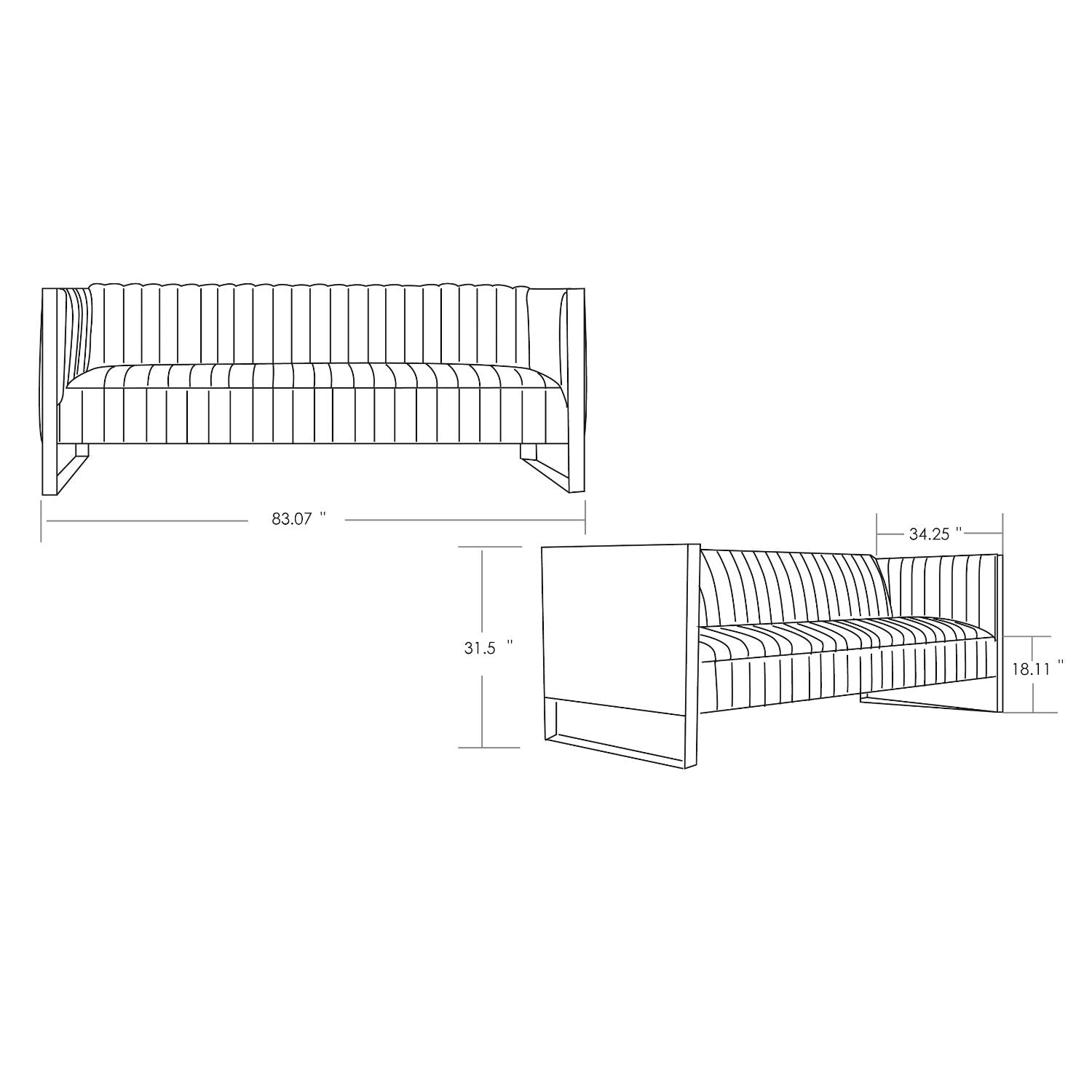 Trillium - 3 Seat Sofa