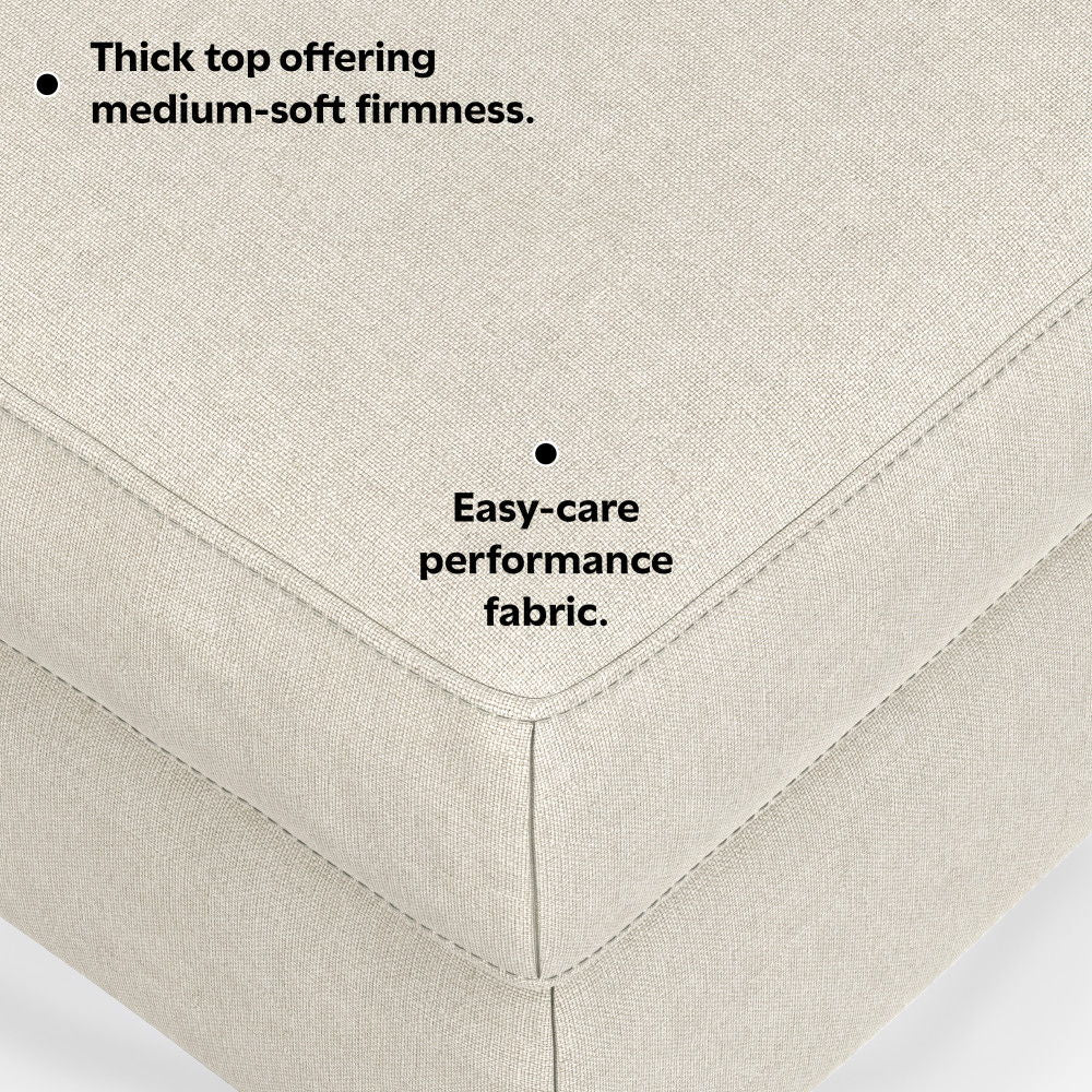 Ava - Versatile Mid Century Ottoman - Best Buy Furniture