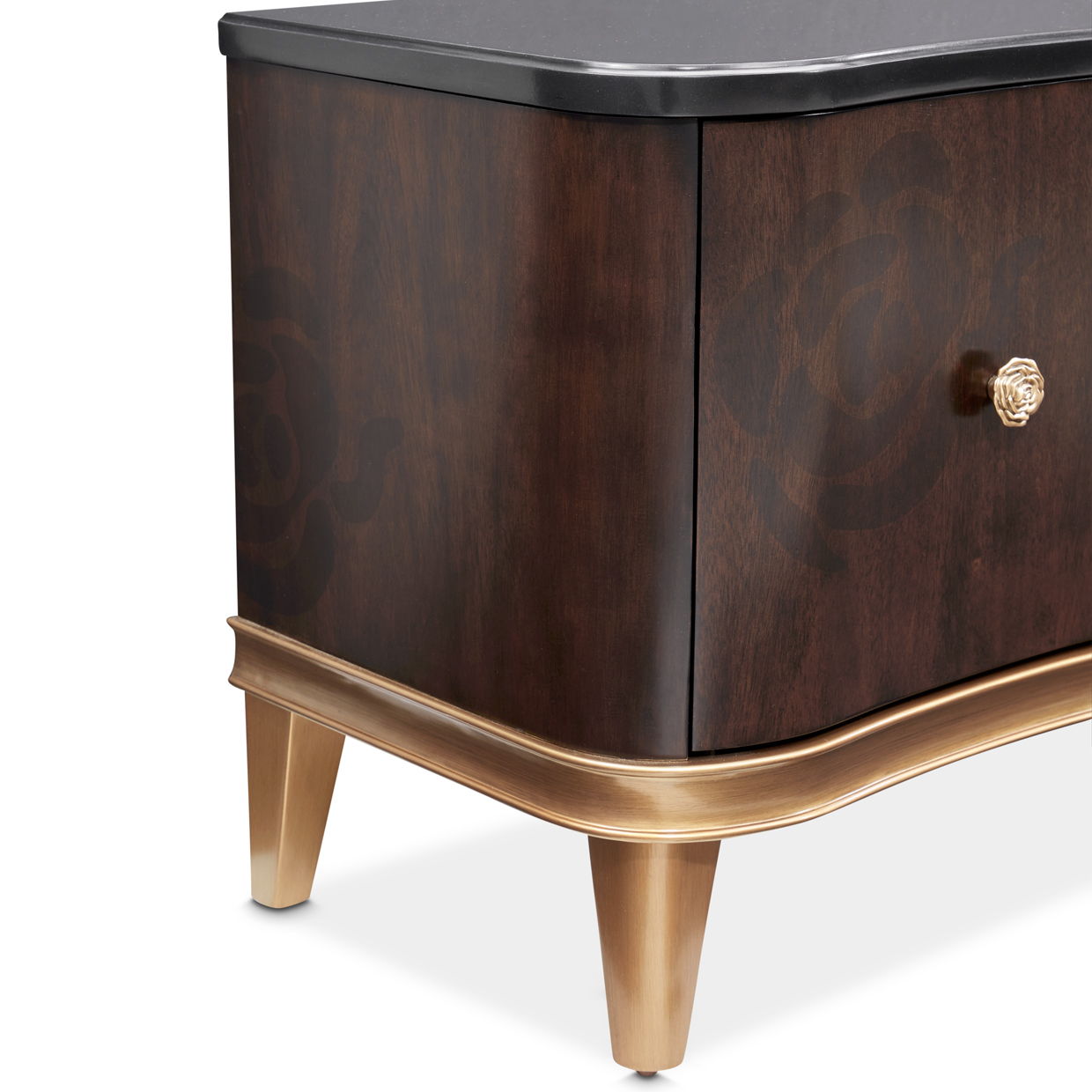 Camellia Field - Media Cabinet - Dark Brown