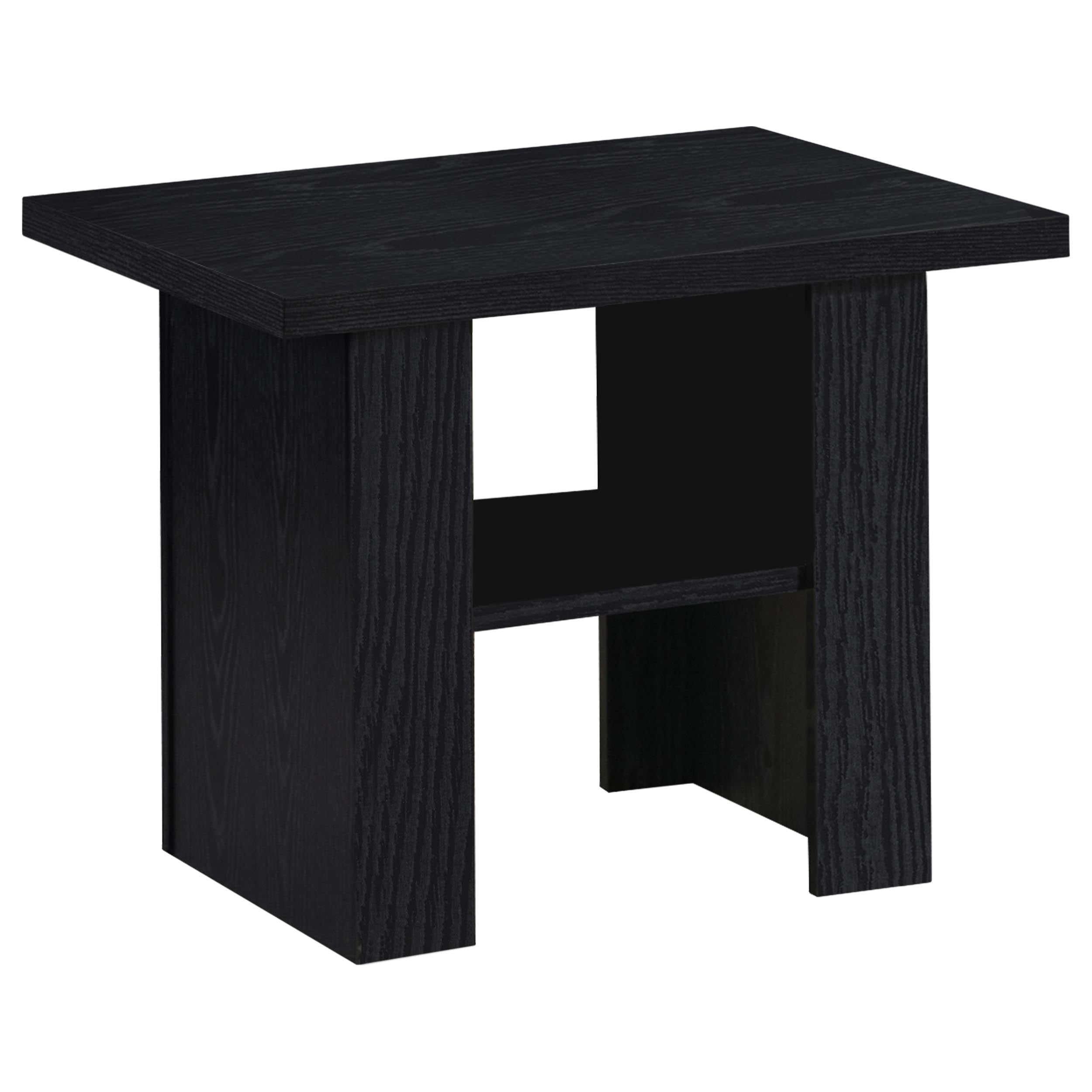 Rodez 3-piece Engineered Wood Coffee Table Set Black-CoasterEveryday