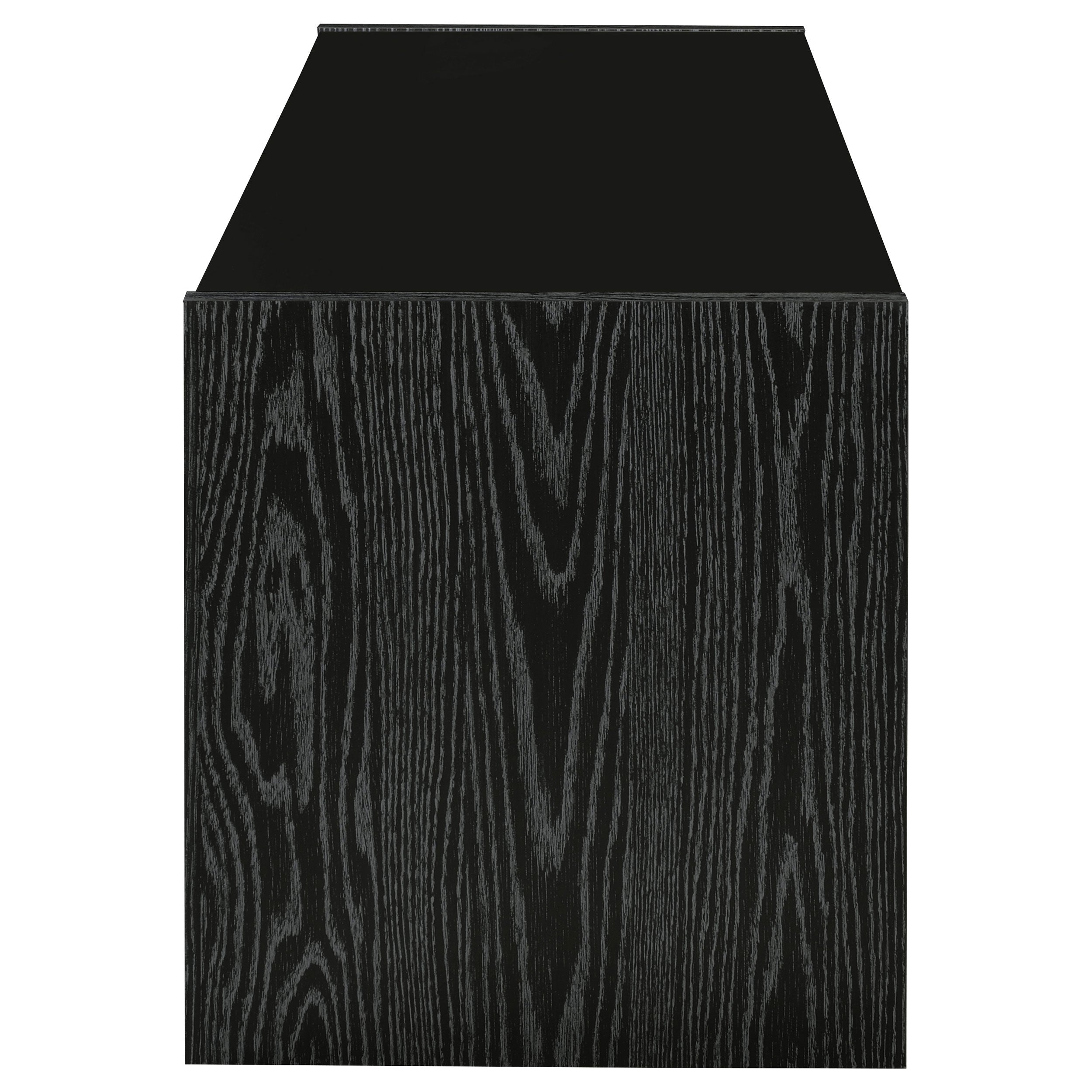 Alton 3-drawer Engineered Wood 61-inch TV Stand Black Oak-CoasterEssence