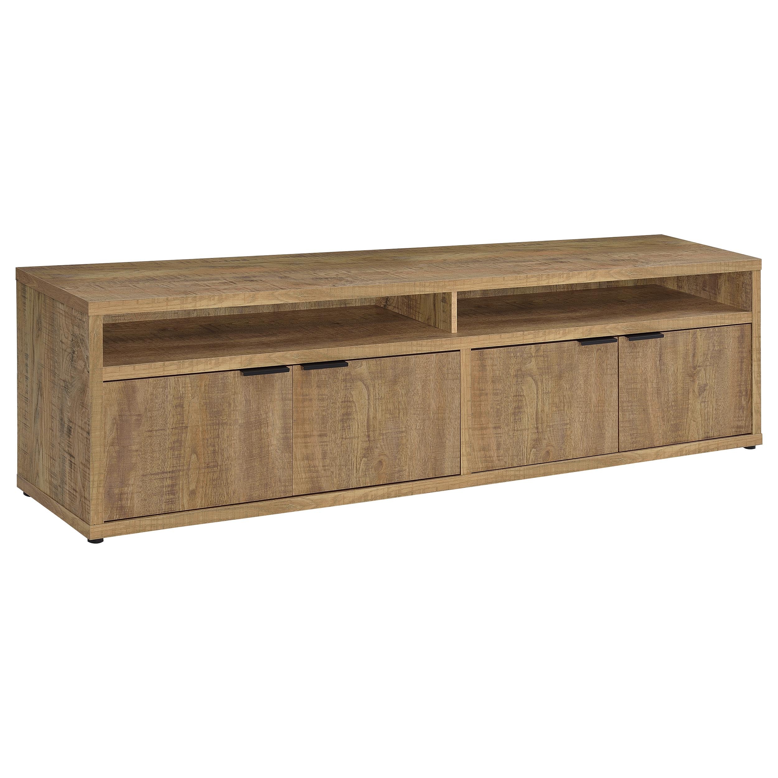 Sentnor 79-inch 4-door Engineered Wood TV Stand Media Console Mango-