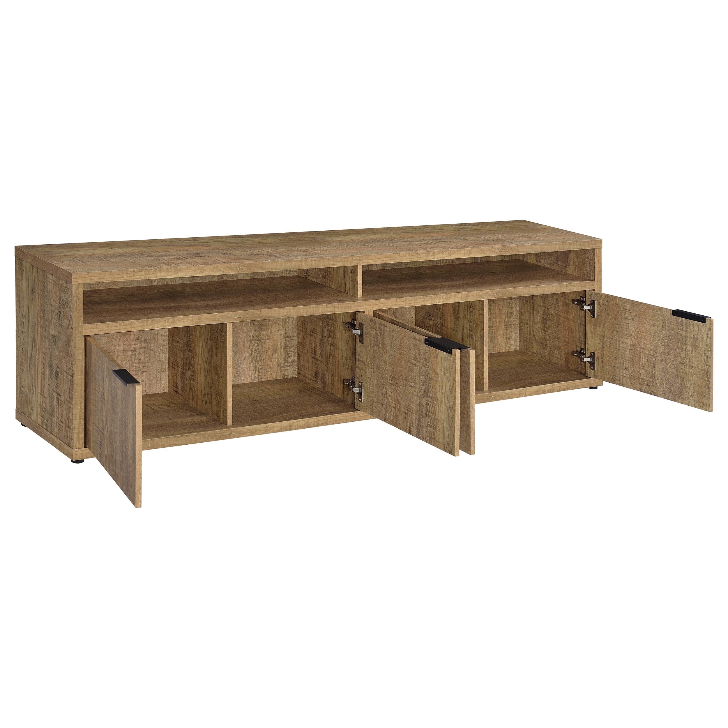 Sentnor 79-inch 4-door Engineered Wood TV Stand Media Console Mango-