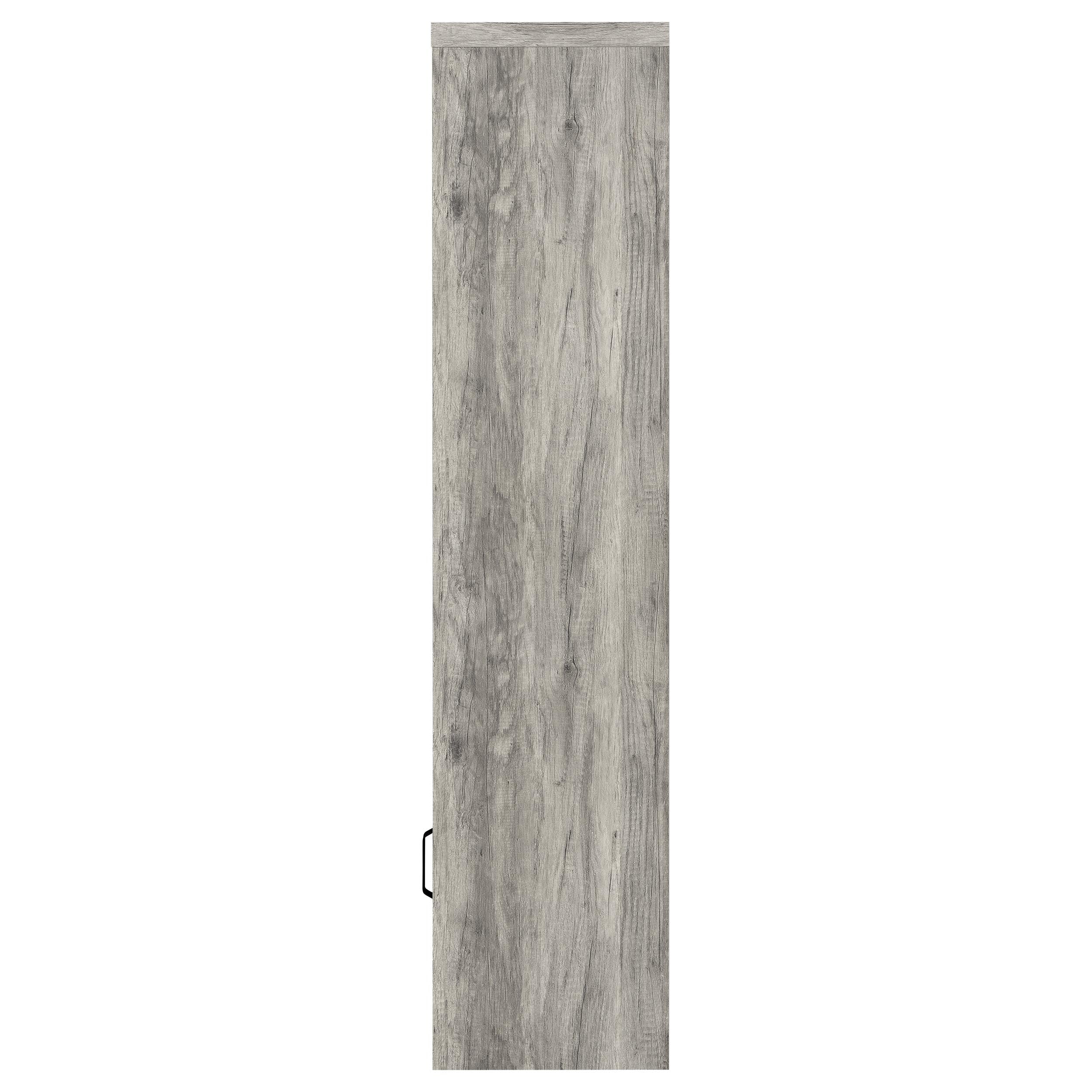 Burke 3-piece 59-inch TV Entertainment Center Grey Driftwood-