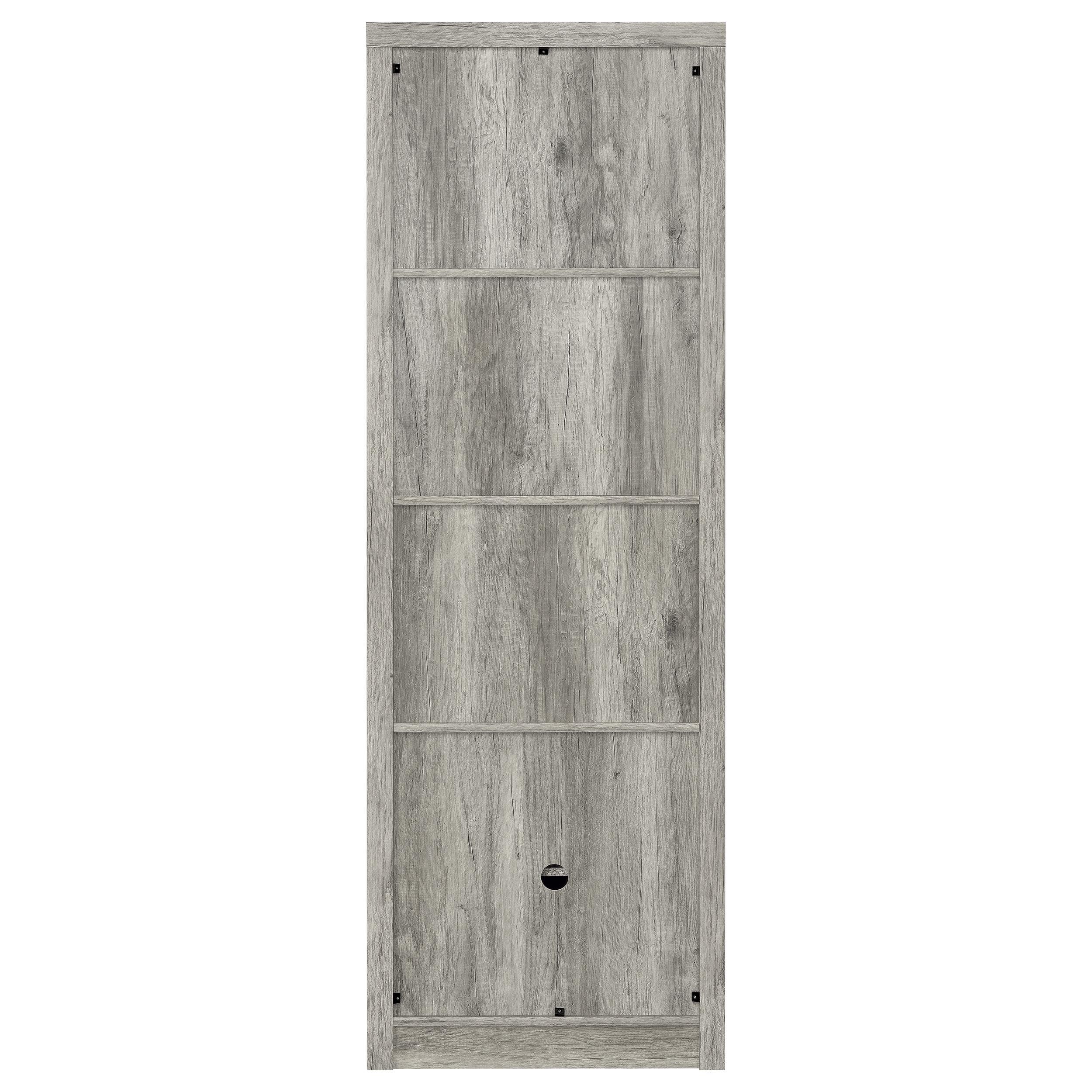 Burke 3-piece 59-inch TV Entertainment Center Grey Driftwood-