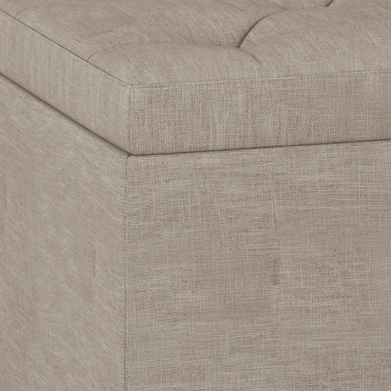 Hamilton - Upholstered Lift Top Rectangular Storage Ottoman - Best Buy Furniture