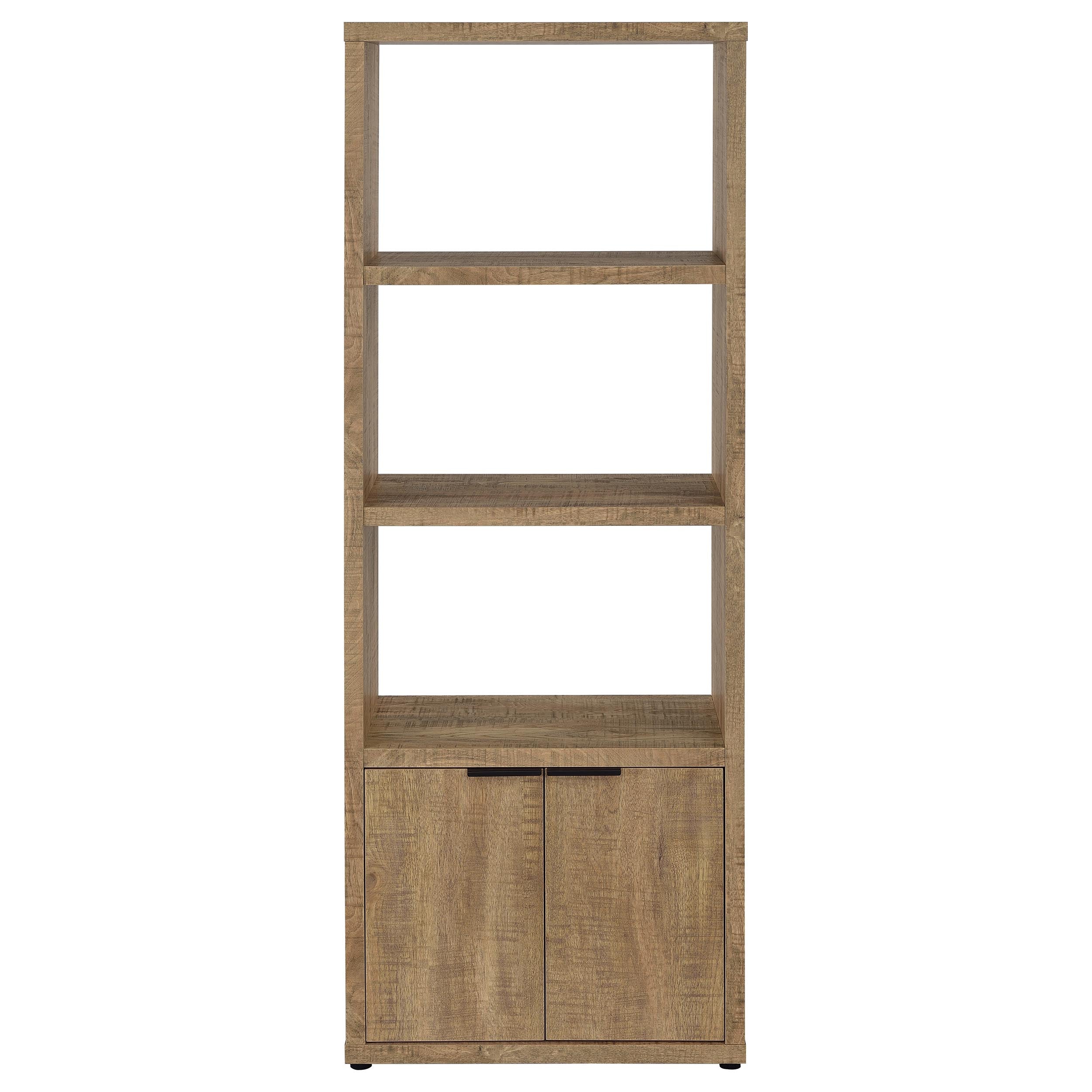 Tabby 3-shelf Engineered Wood Media Tower Mango-