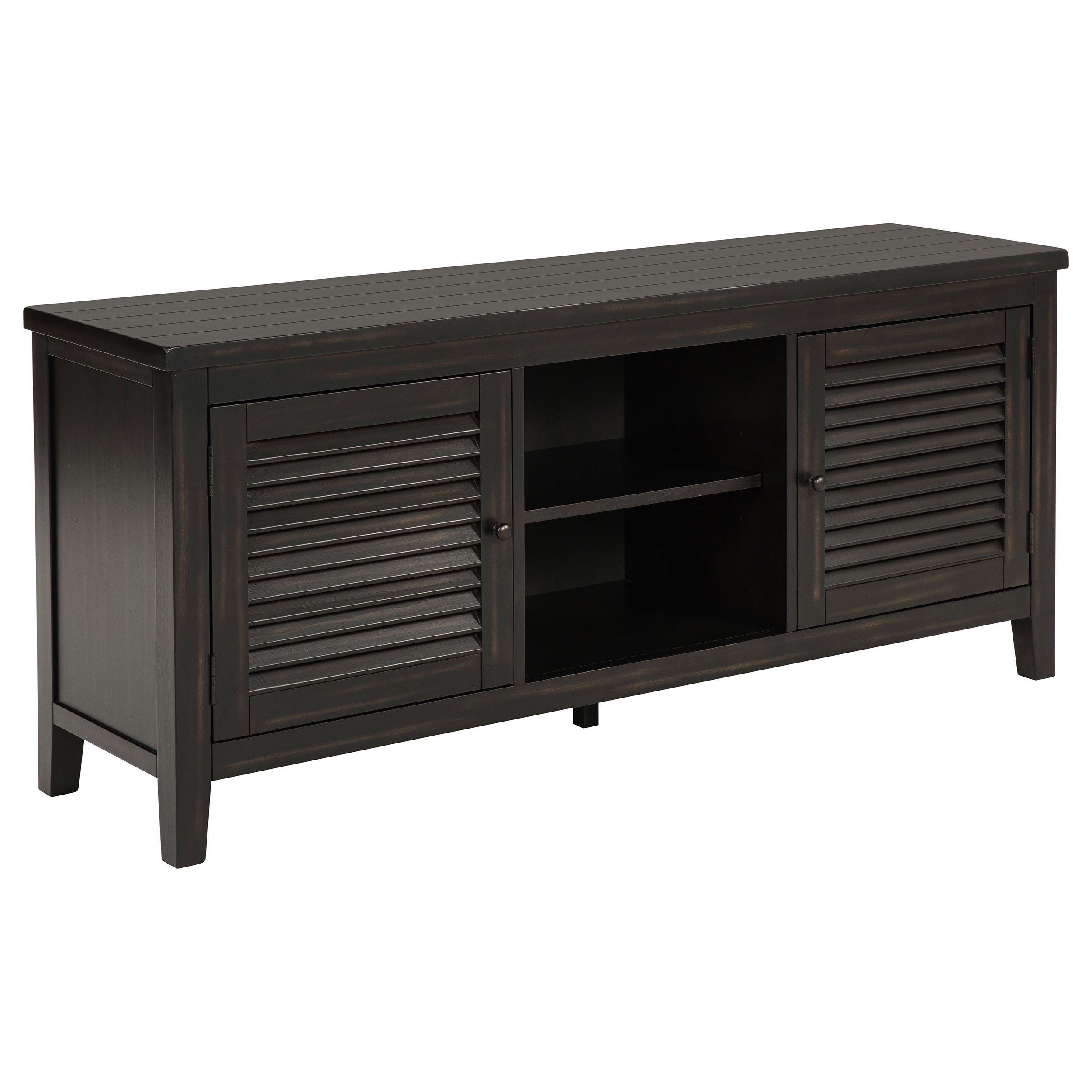 Concord 2-door 60-inch TV Stand Console Distressed Java-