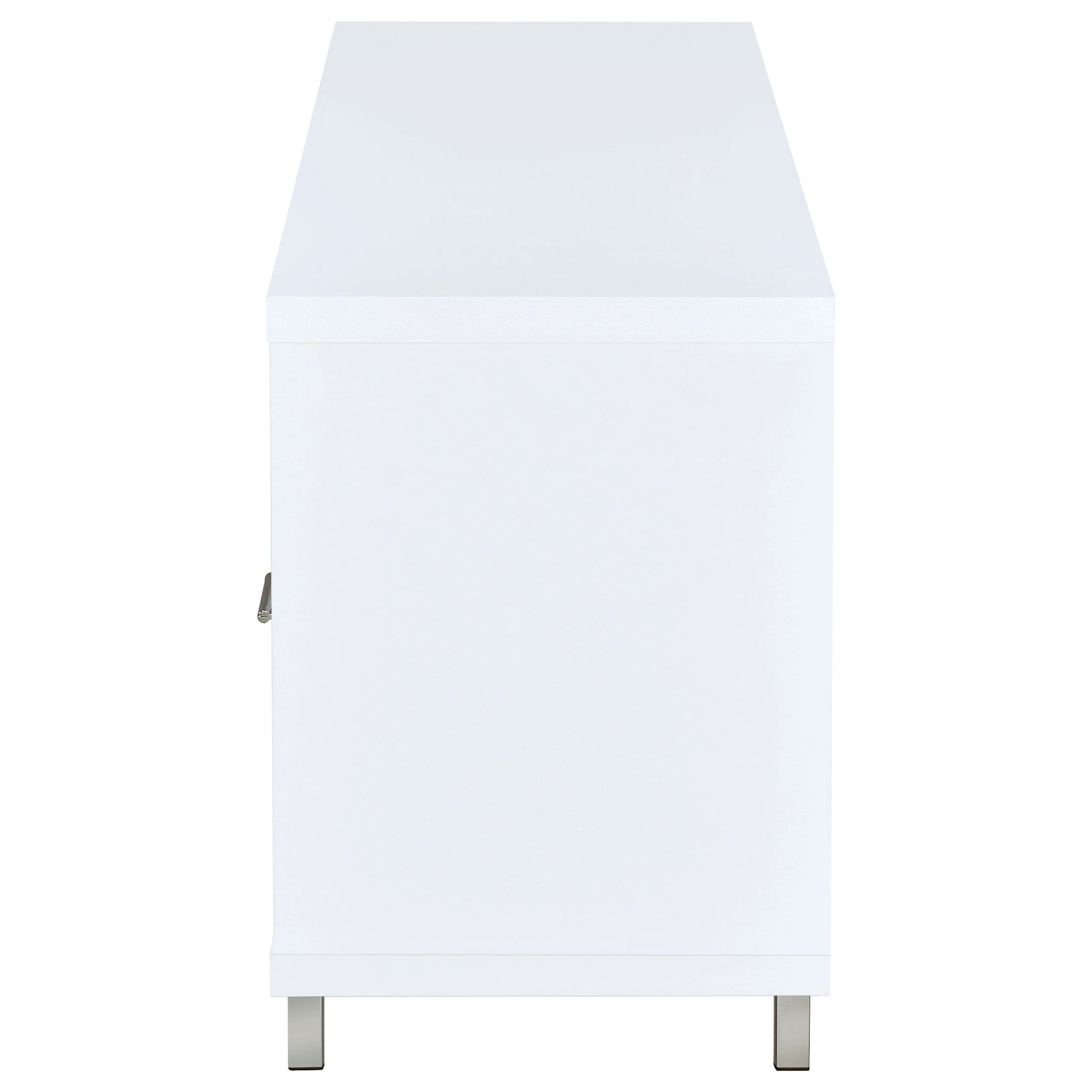 Casey 2-drawer Engineered Wood 60-inch TV Stand White-CoasterEssence