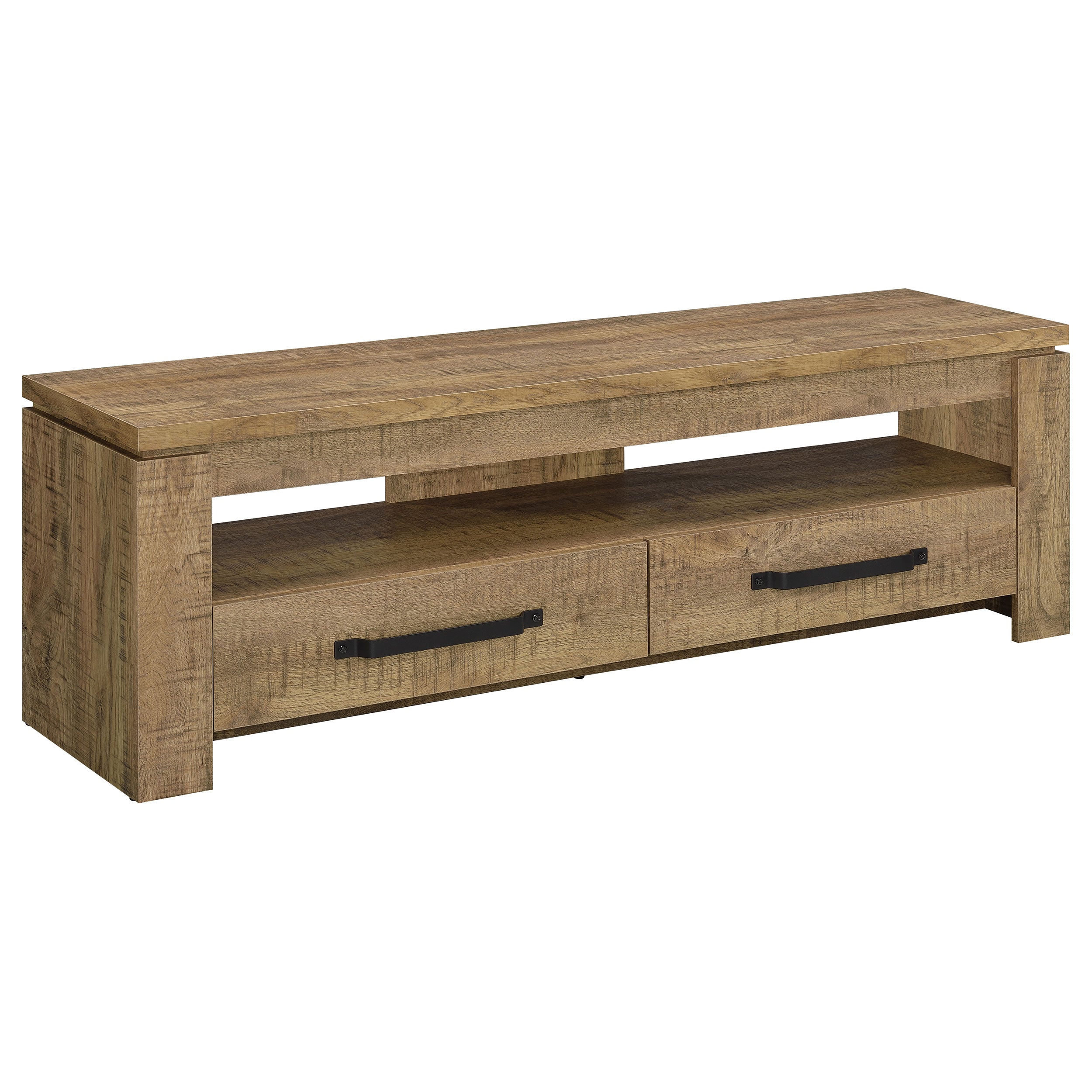 Elkton 2-drawer Engineered Wood 59-inch TV Stand Mango-