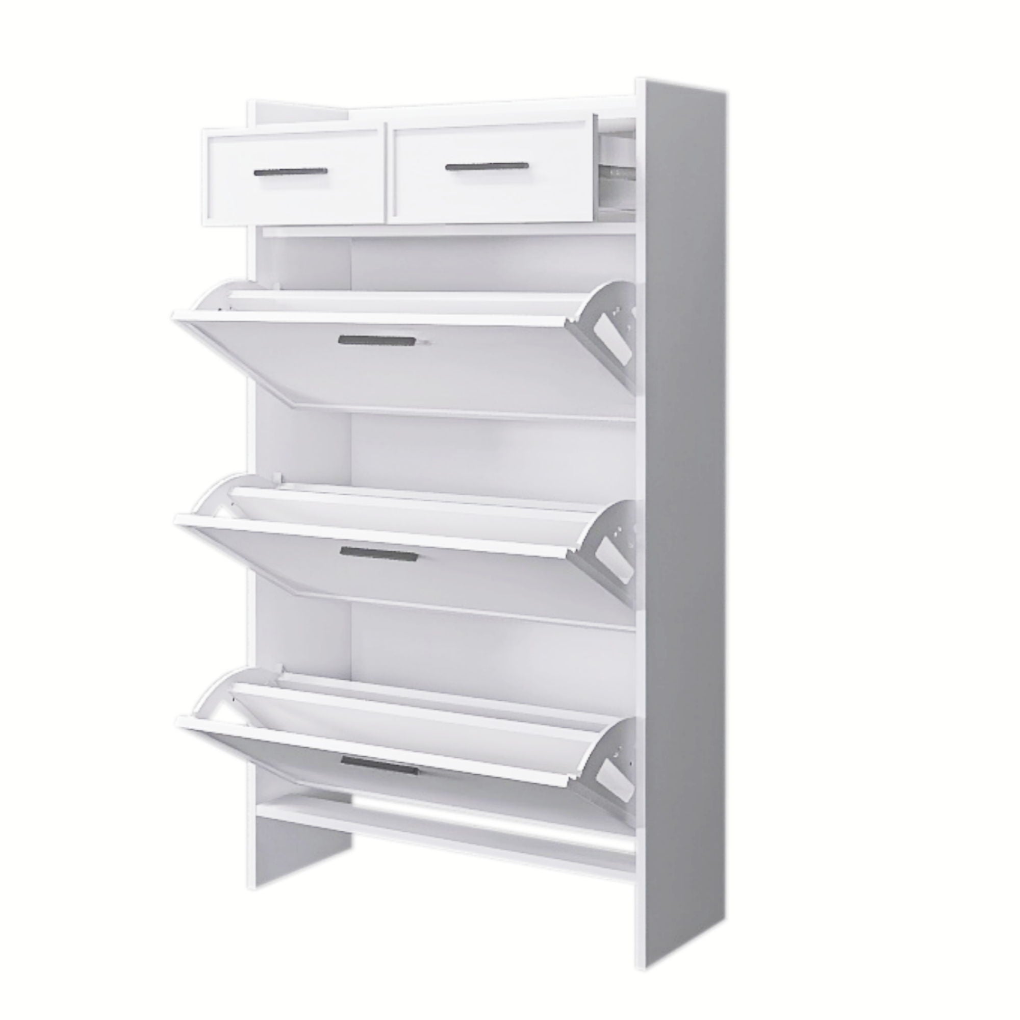 3 Doors Shoe Cabinet With 2 Drawers