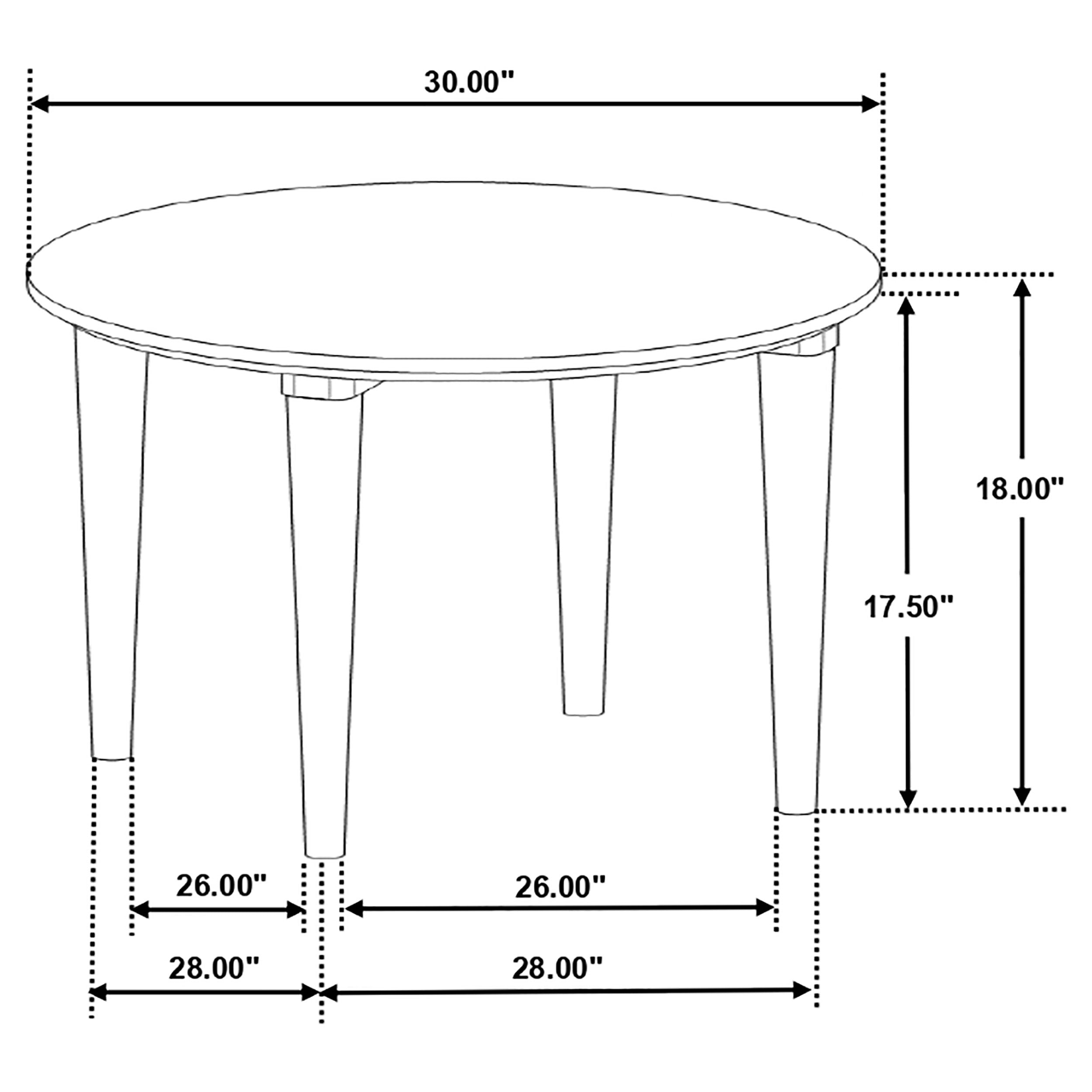 Aldis Round Marble Top Coffee Table White and Natural-