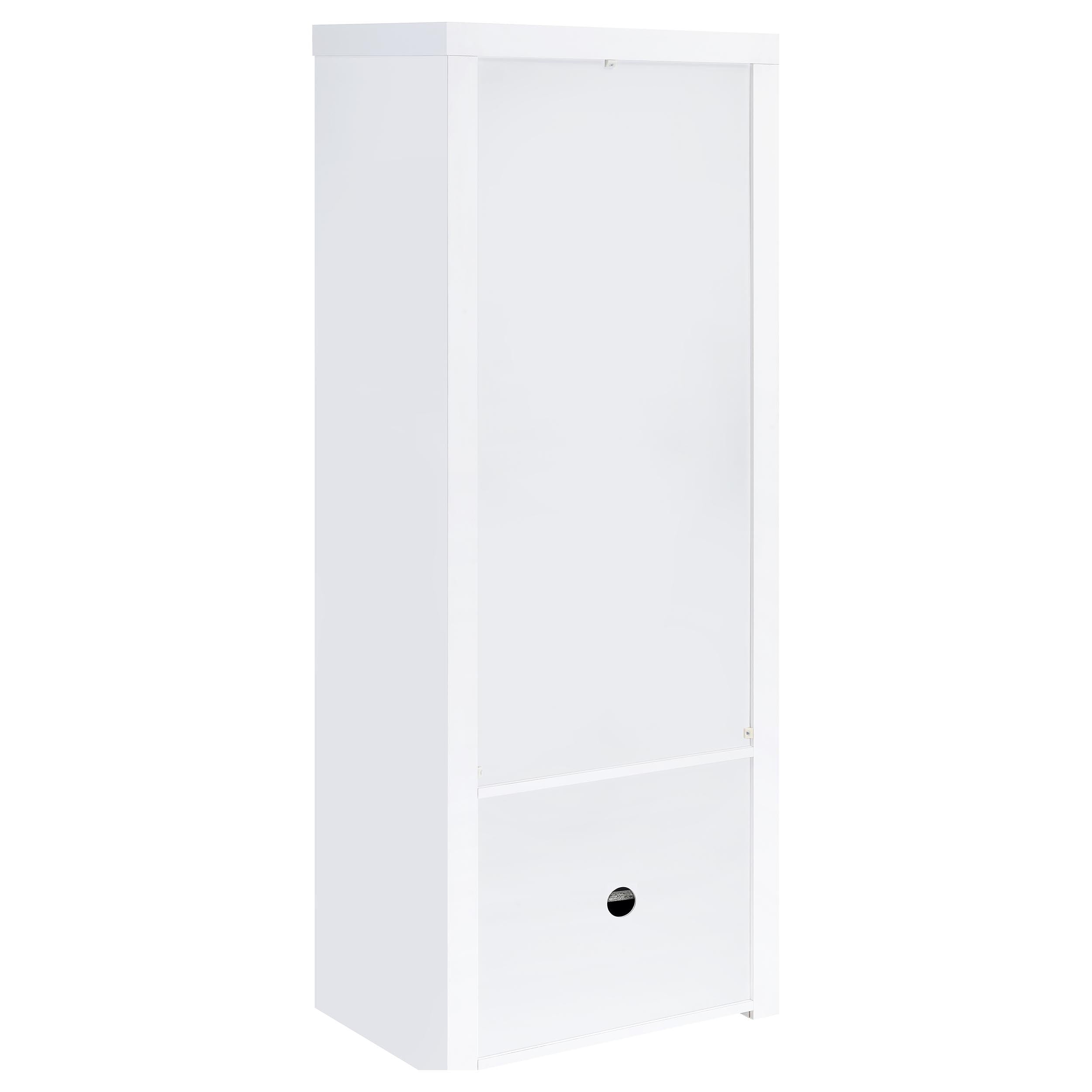 Jude 3-piece 71-inch TV Entertainment Center White High Gloss-