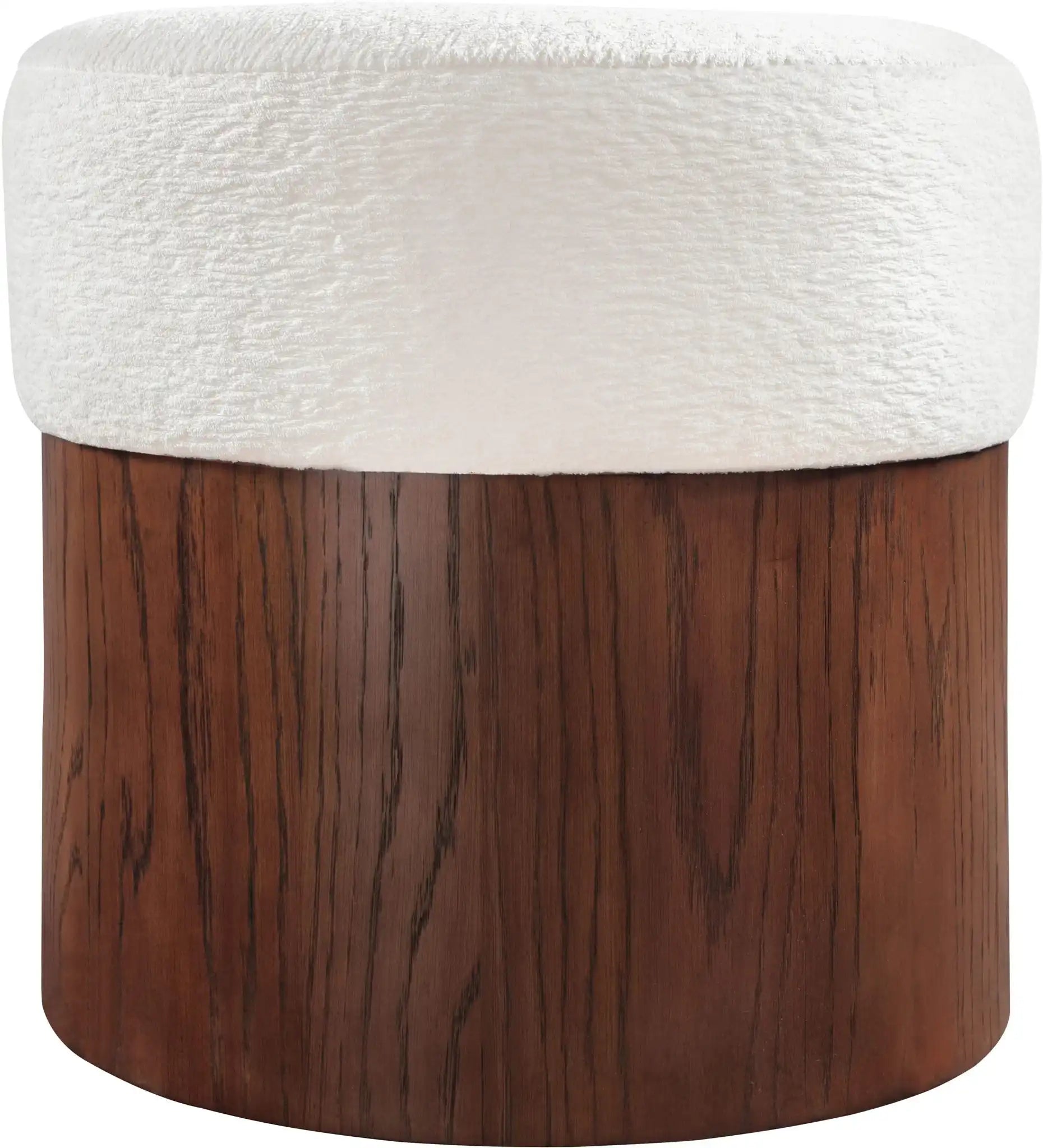 Nimes - Ottoman / Stool With Brown Base