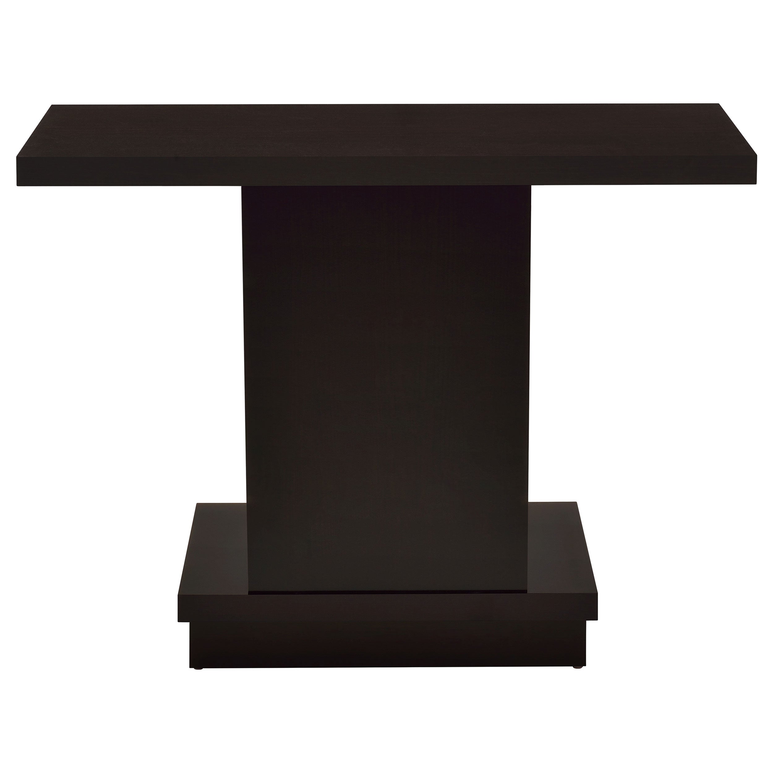 Reston Engineered Wood Pedestal Console Table Cappuccino-CoasterEveryday