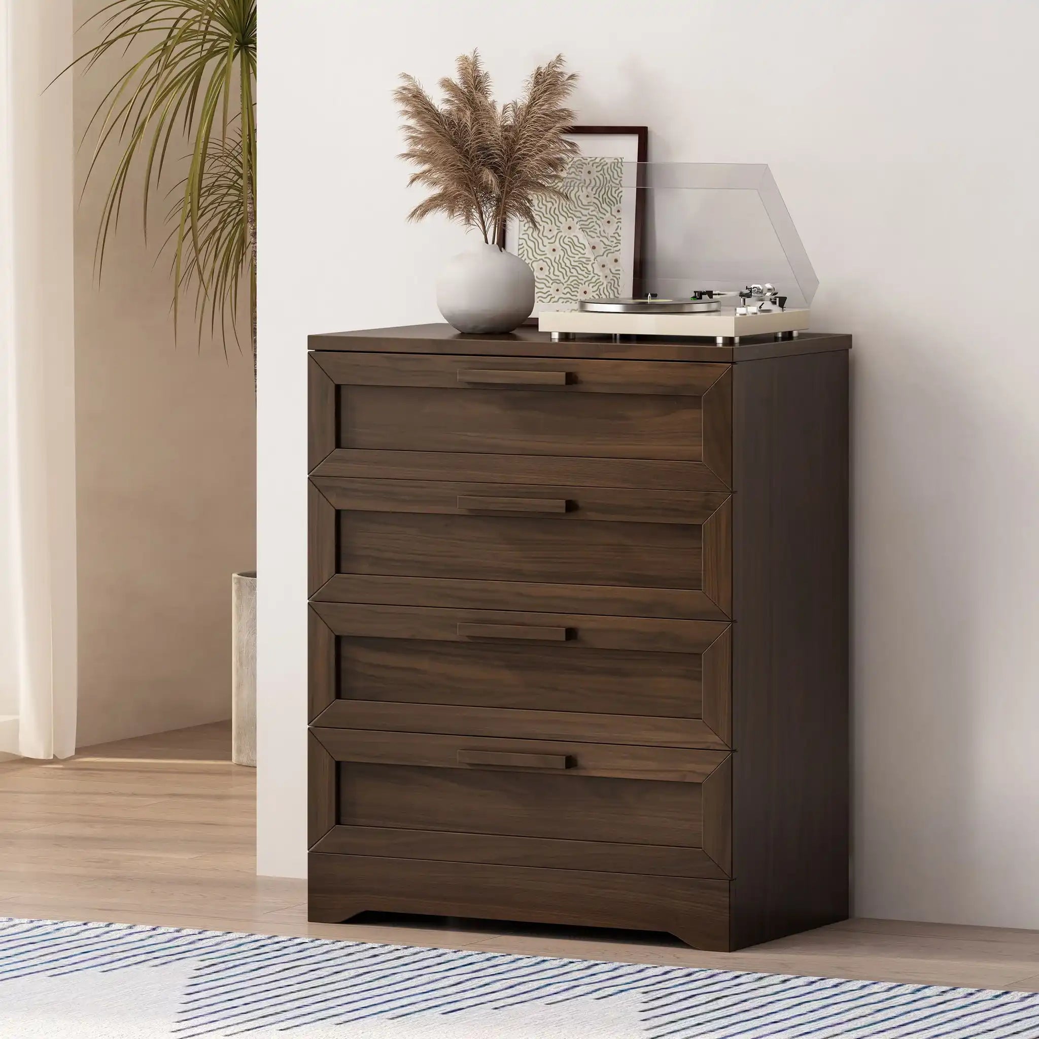 Broxon - Rustic Drawer Nightstand