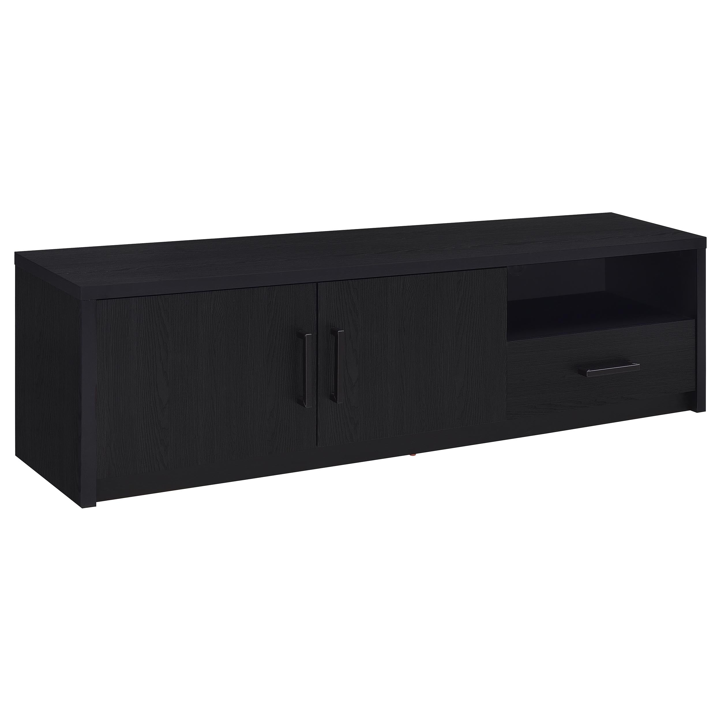 Murray 70-inch 2-door TV Stand Media Console Black-