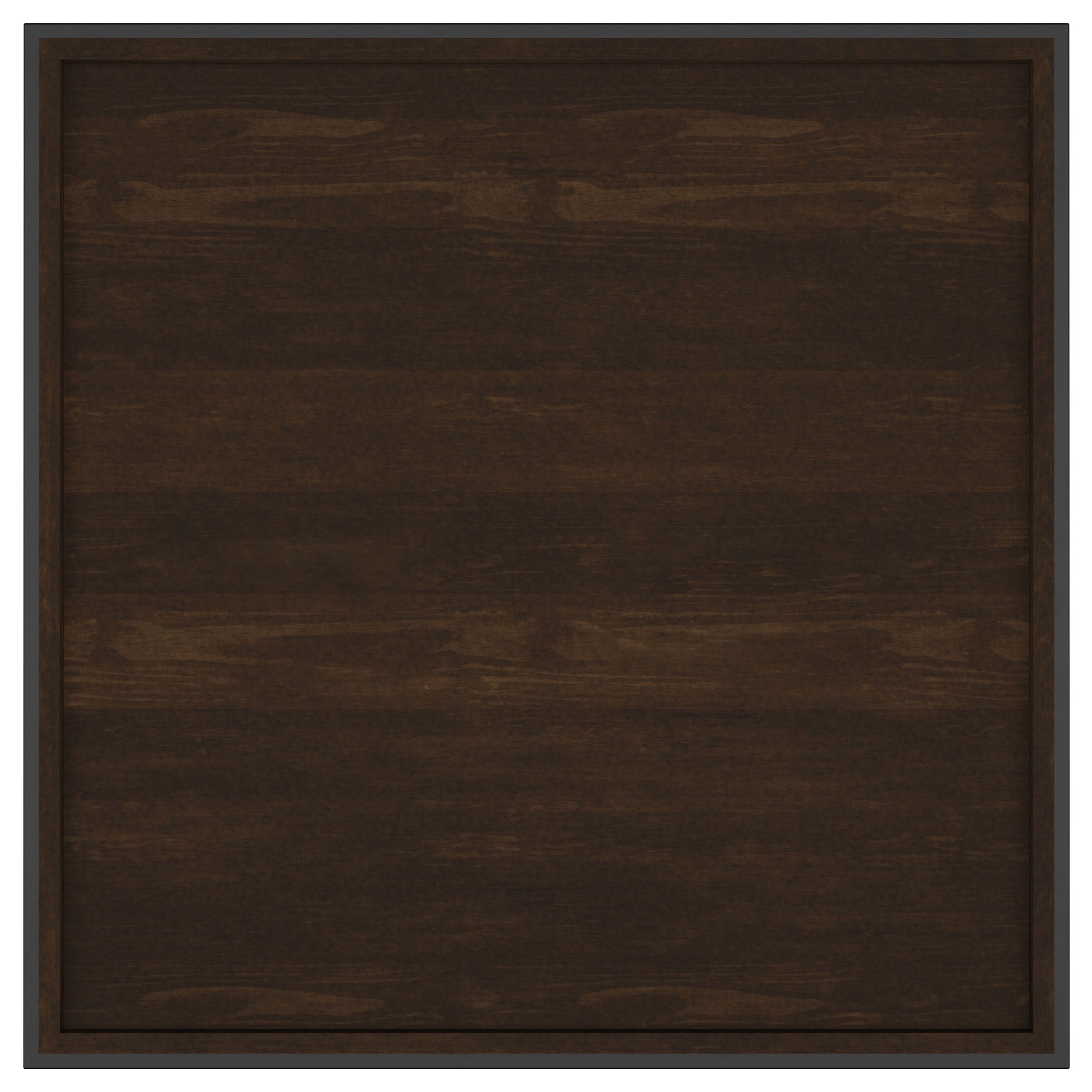 Fulton 30-inch Square Mango Wood Coffee Table Dark Brown-
