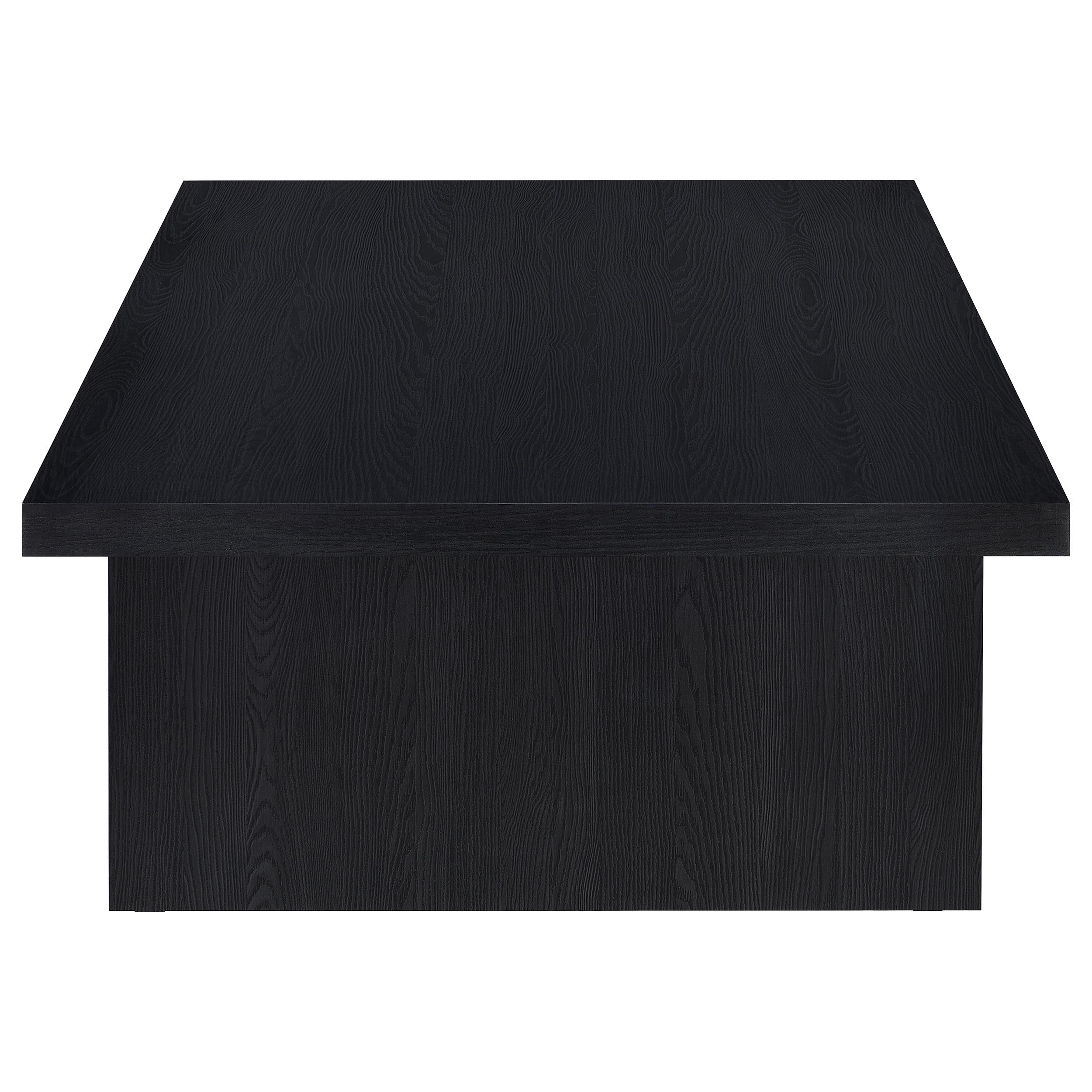 Max Rectangular Engineered Laminate Coffee Table Black-