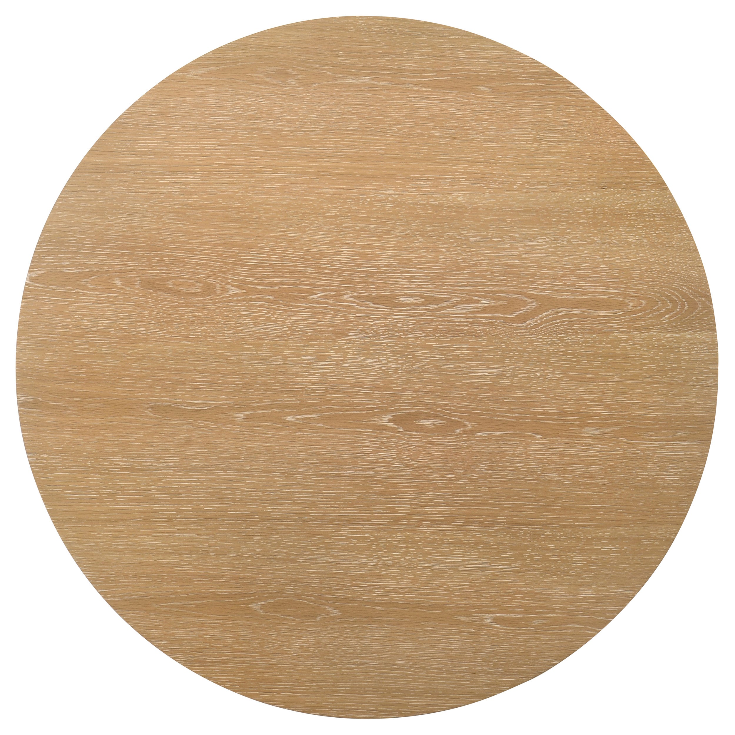 Ottowa 36-inch Round Wood Cocktail Coffee Table Light Oak-