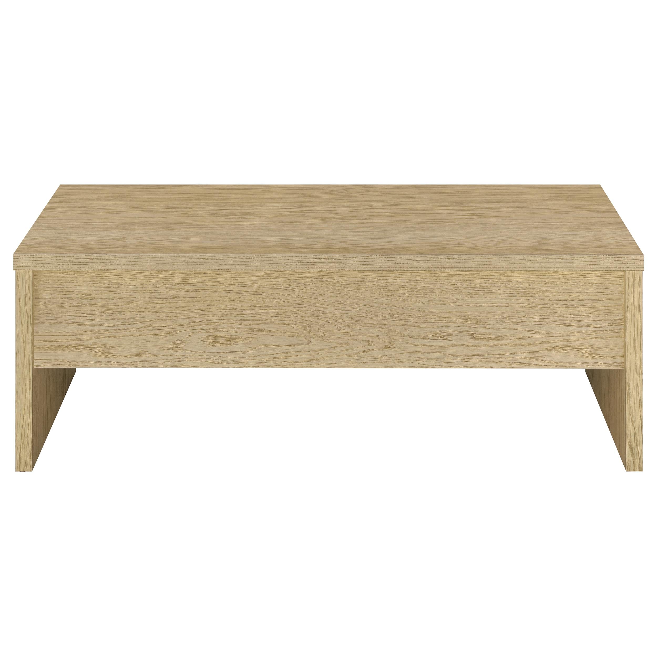 Canoga Engineered Wood Lift Top Coffee Table Light Oak-