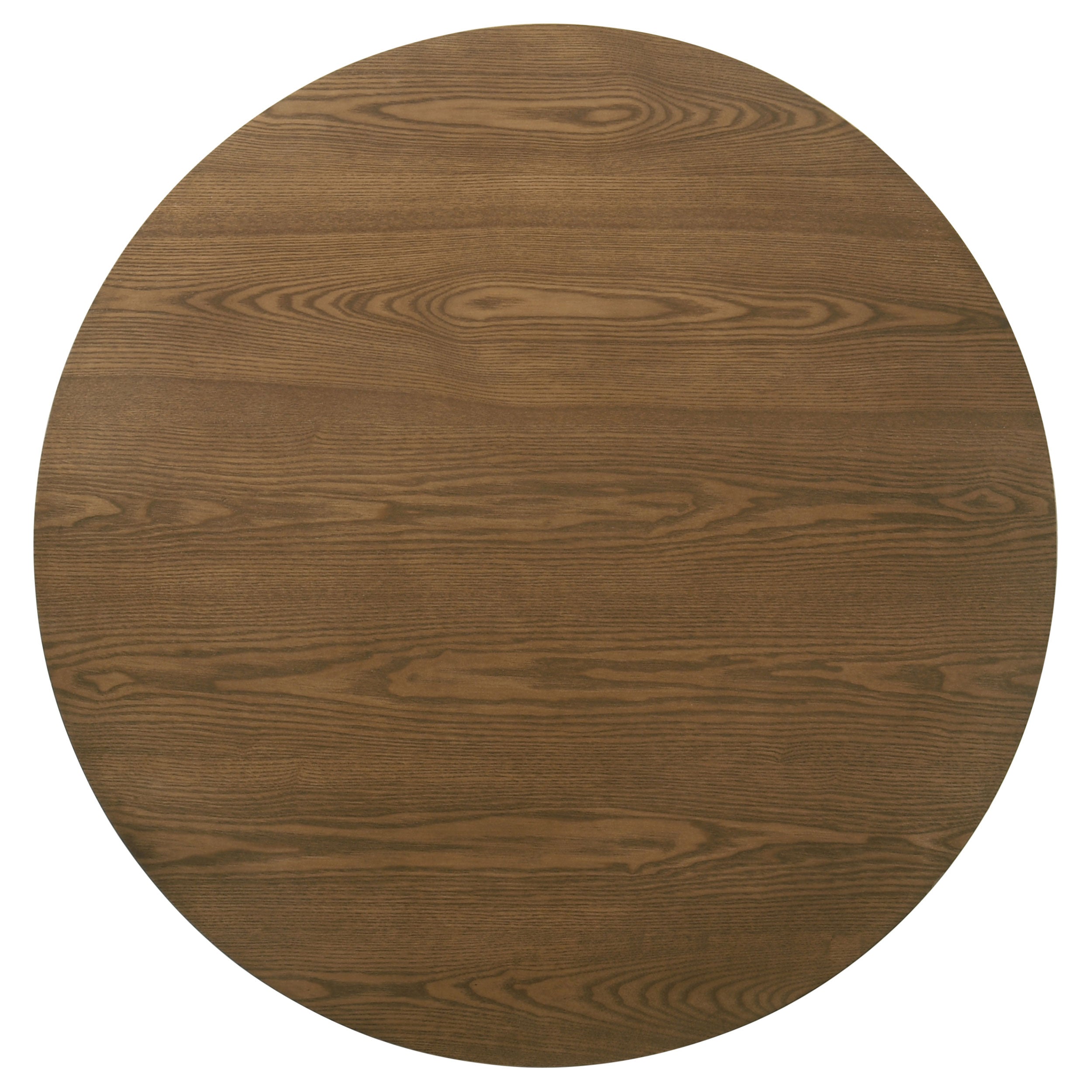 Franklin 36-inch Round Pedestal Coffee Table Dark Brown-