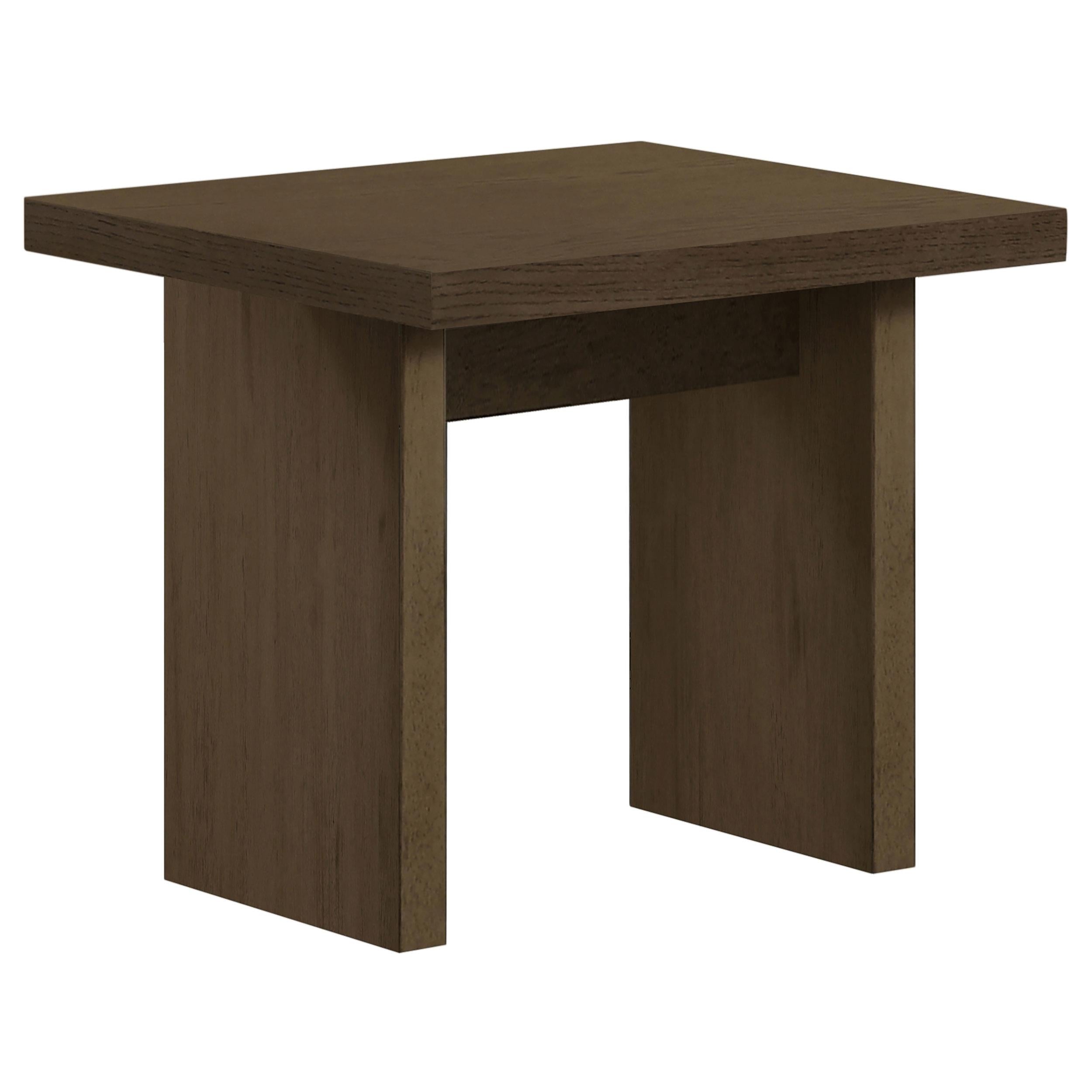 Decker Square Occasional Side End Table Walnut-