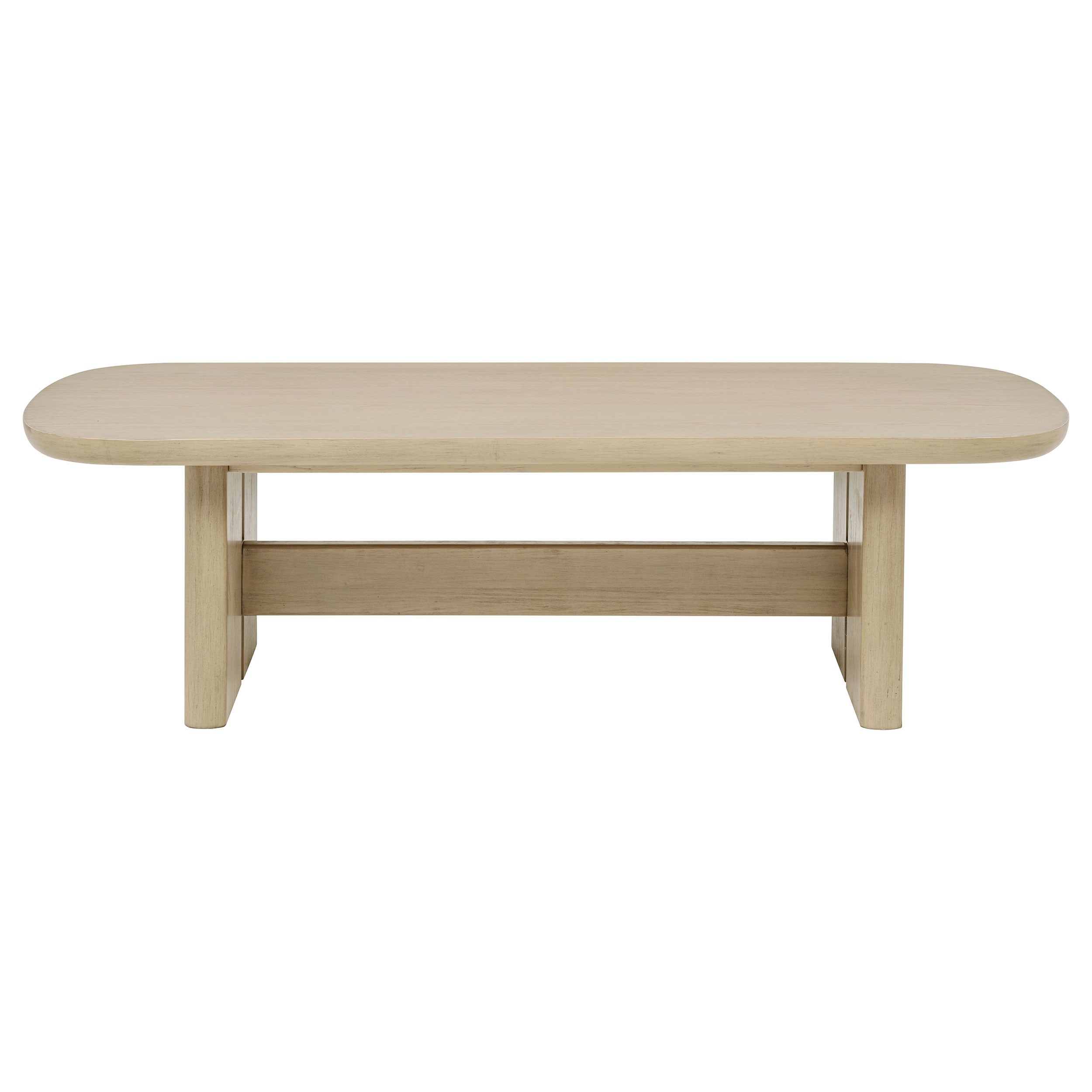 Kailani Coastal Rectangular Cocktail Coffee Table Beige Oak-