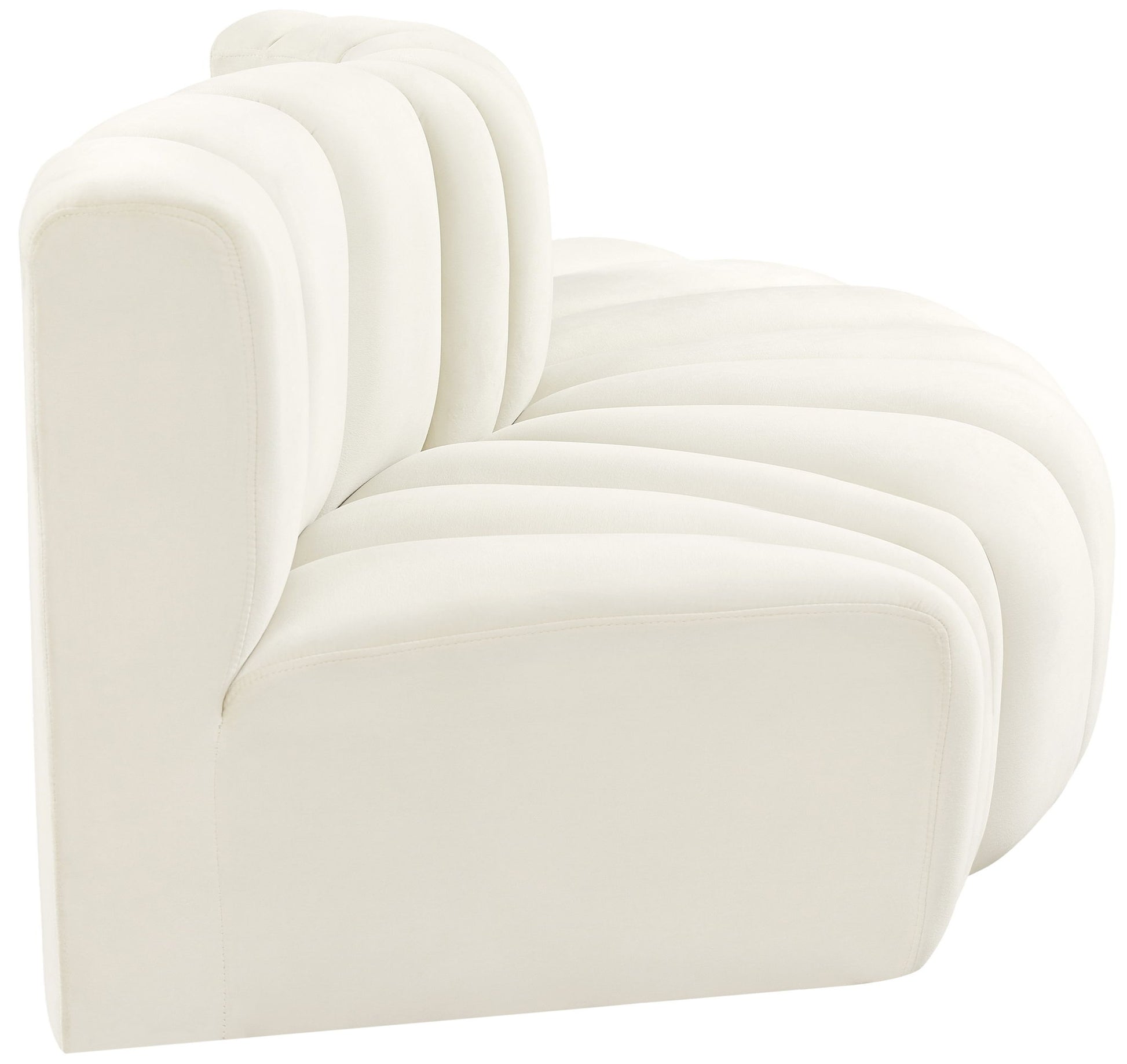 Arc - Velvet 3 Piece Modular Sofa - Best Buy Furniture