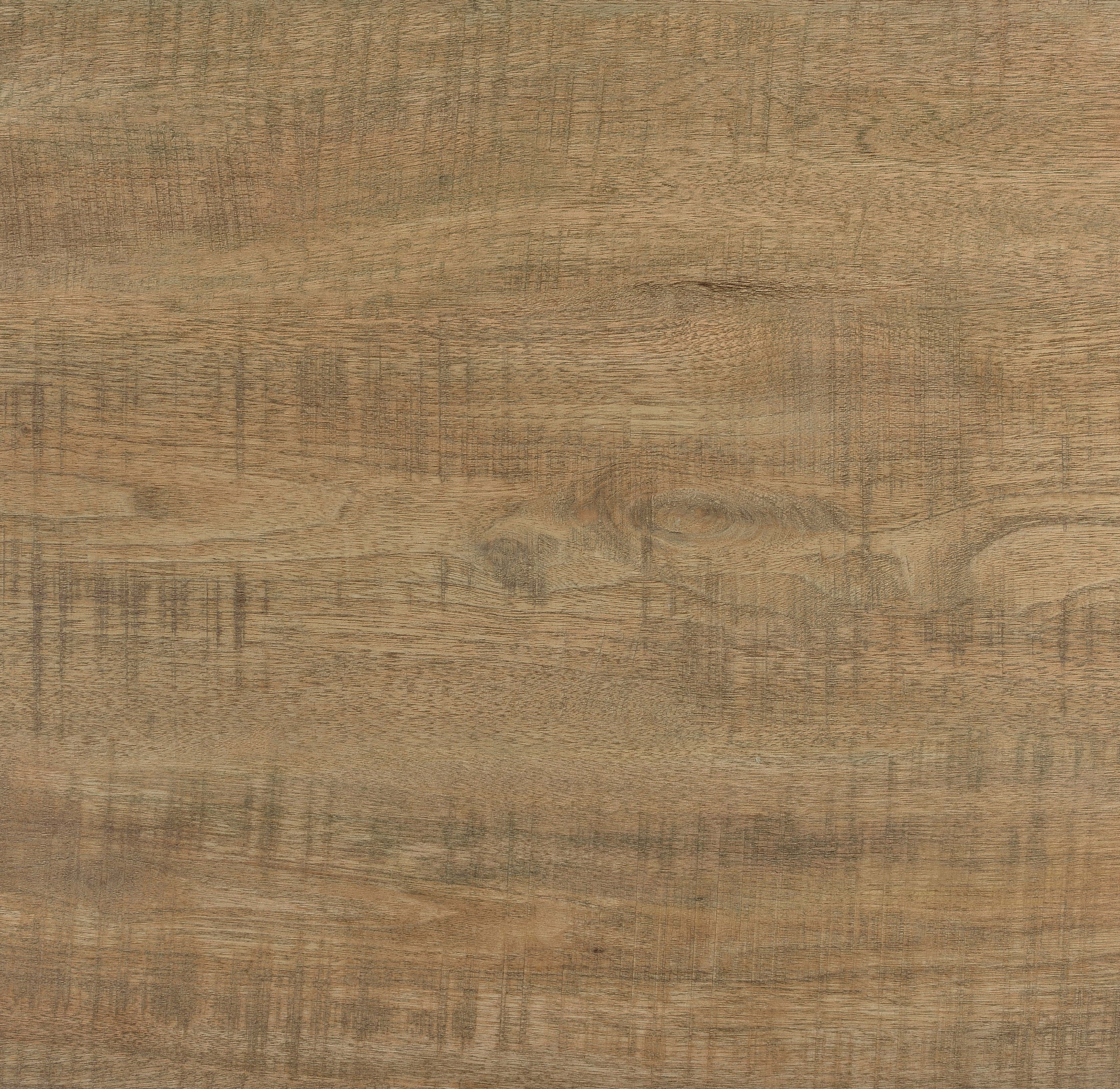 Devar Square Engineered Wood End Table Mango Brown-