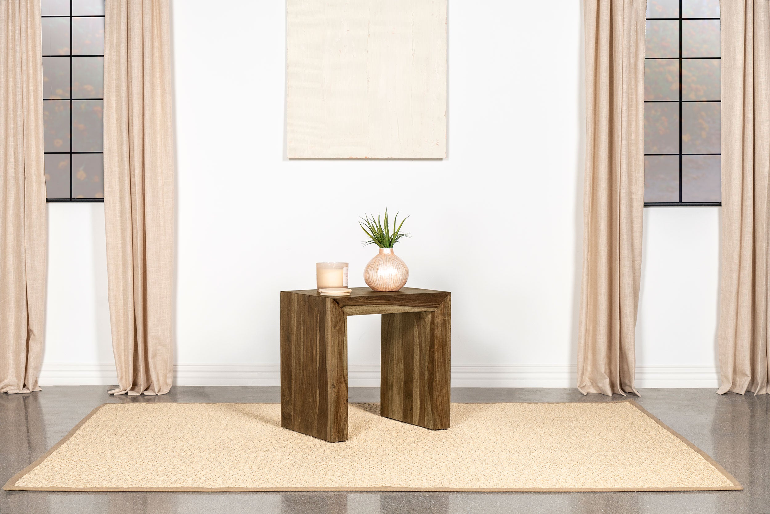 Odilia Rectangular Solid Wood End Table Auburn-