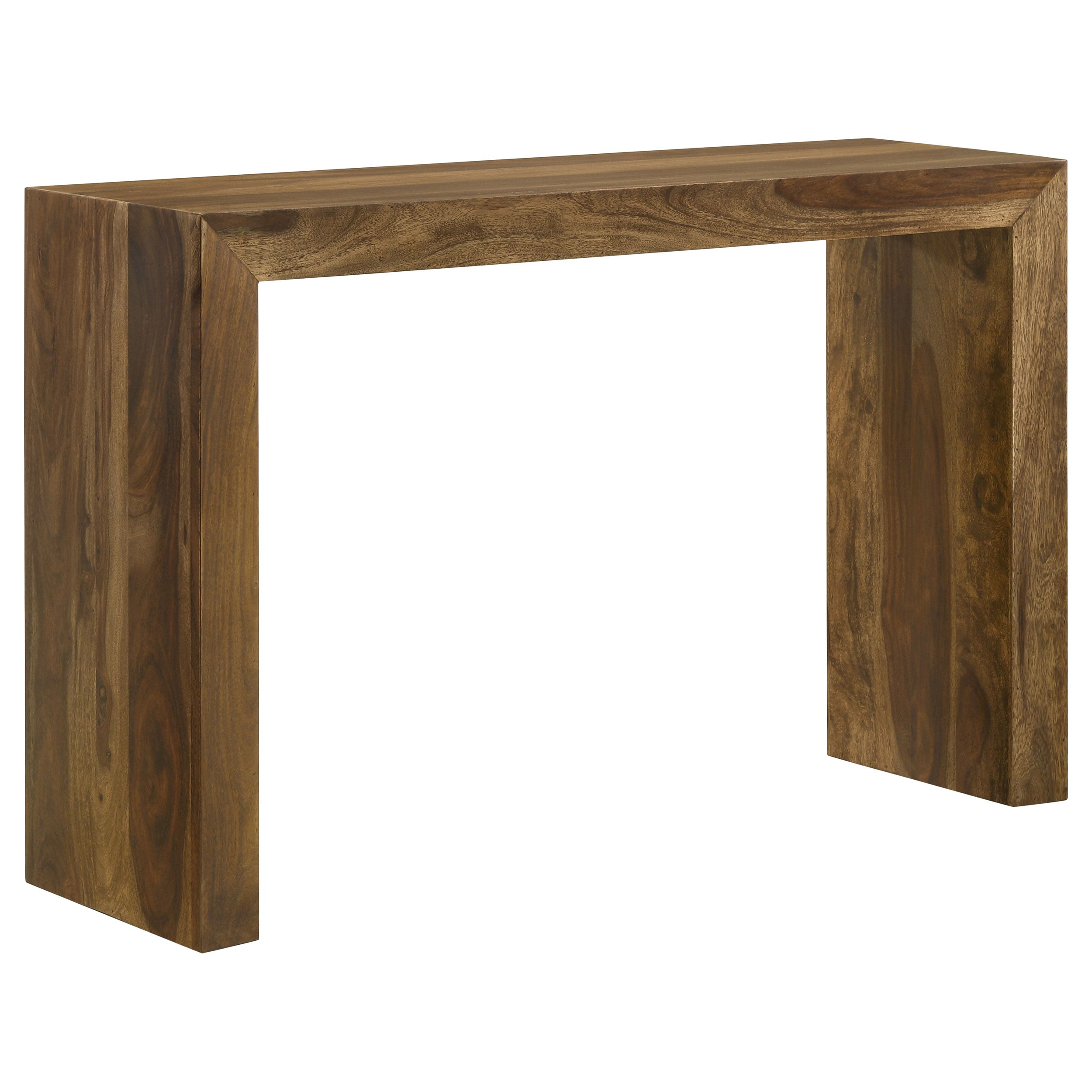 Odilia Rectangular Solid Wood Entryway Console Table Auburn-
