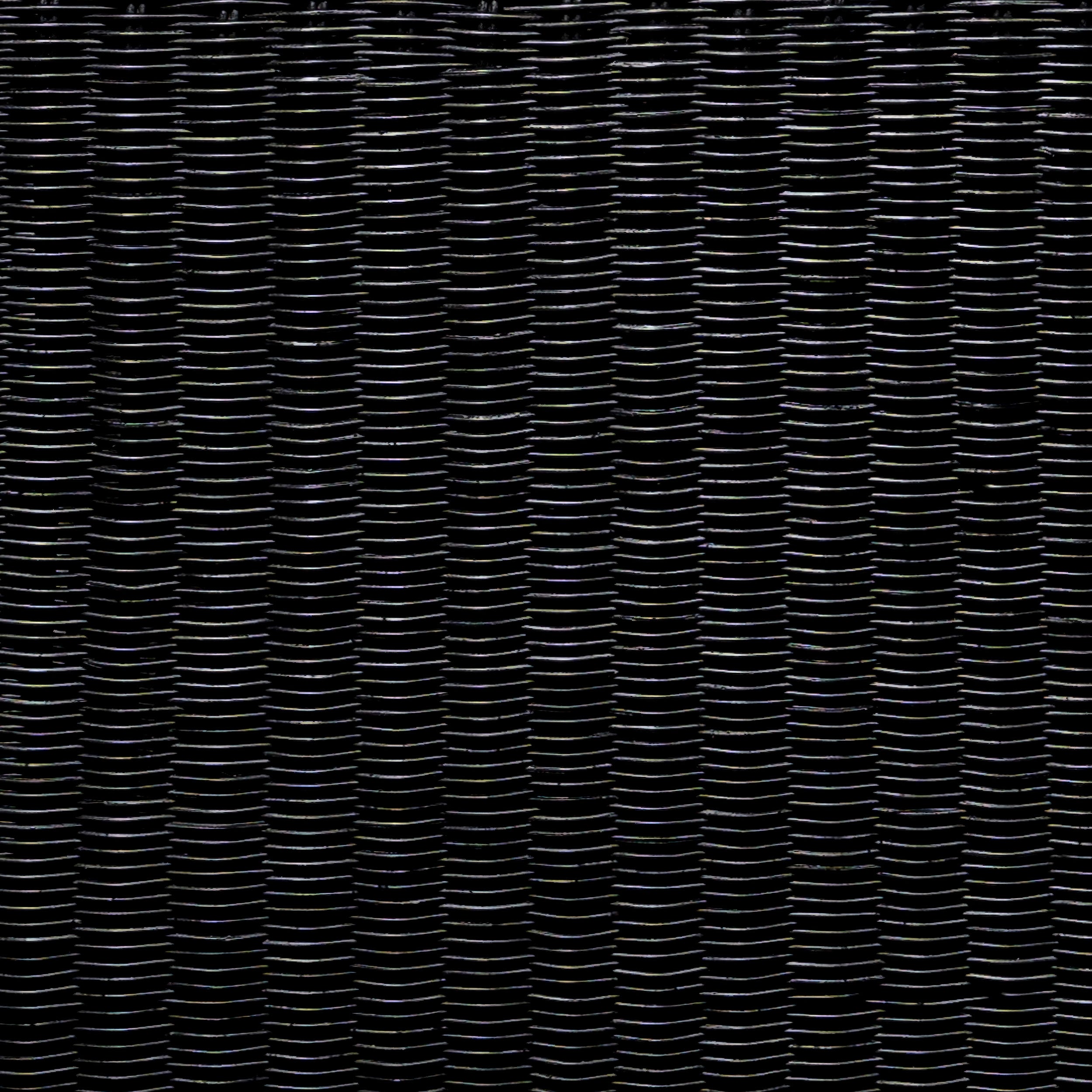Cahya Woven Rattan Square End Table Black-