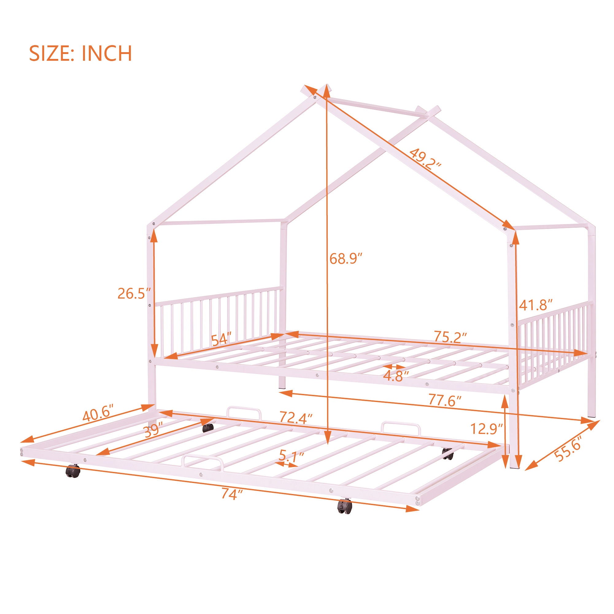 Adorable House Design Bed