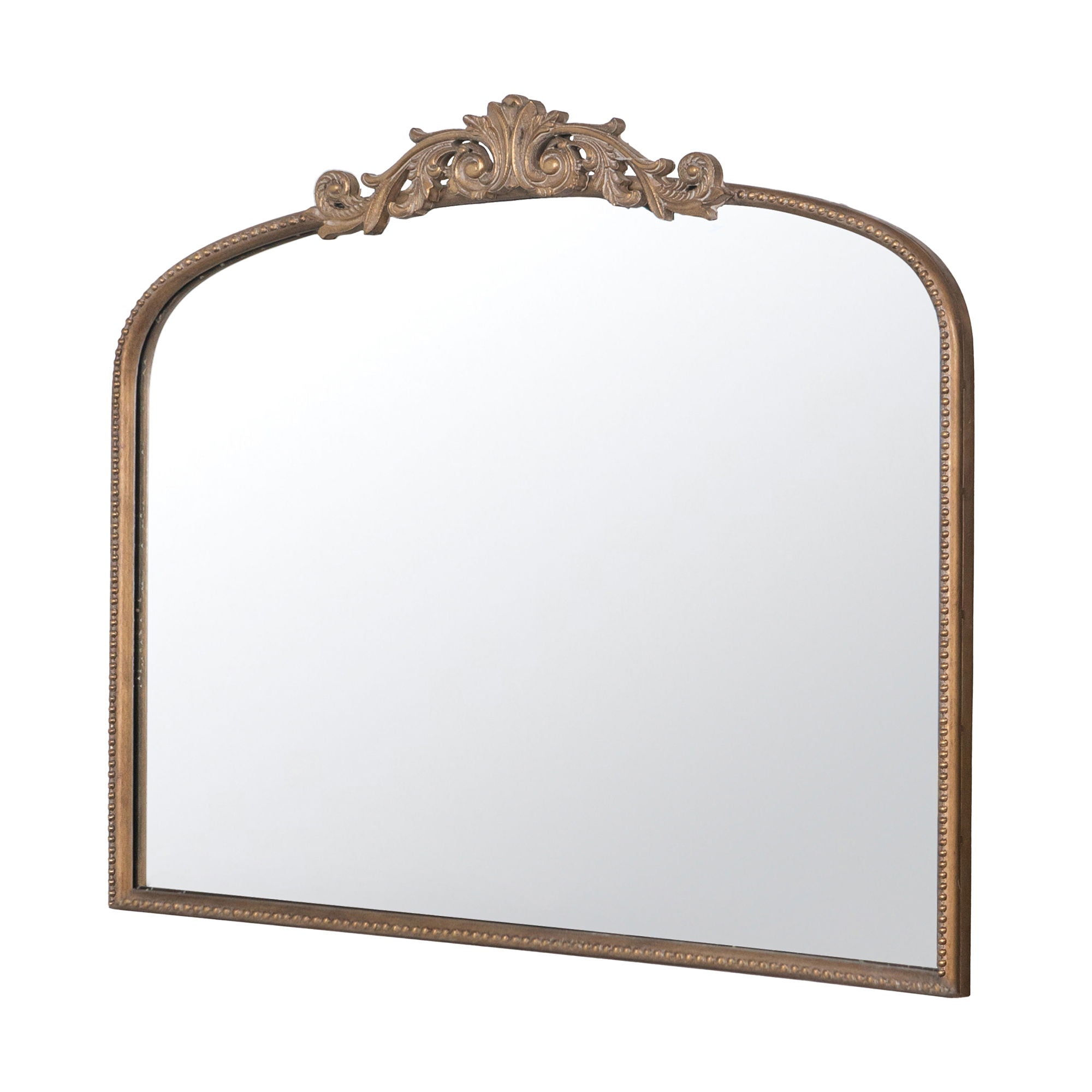 Arch Mirror, Baroque Inspired Wall Decor For Bathroom, Bedroom, Living Room