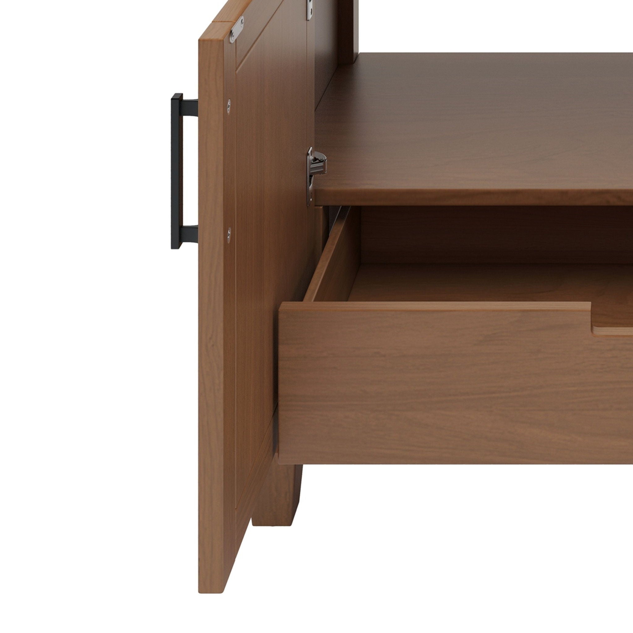 Bathroom Vanity With Ceramic Sink, Modern Free Standing Cabinet With Soft Close Drawers