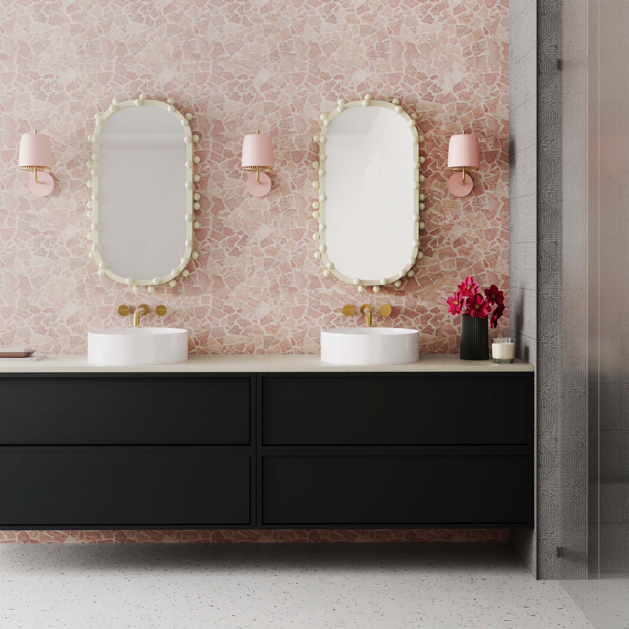 Bubbles - Oval Wall Mirror