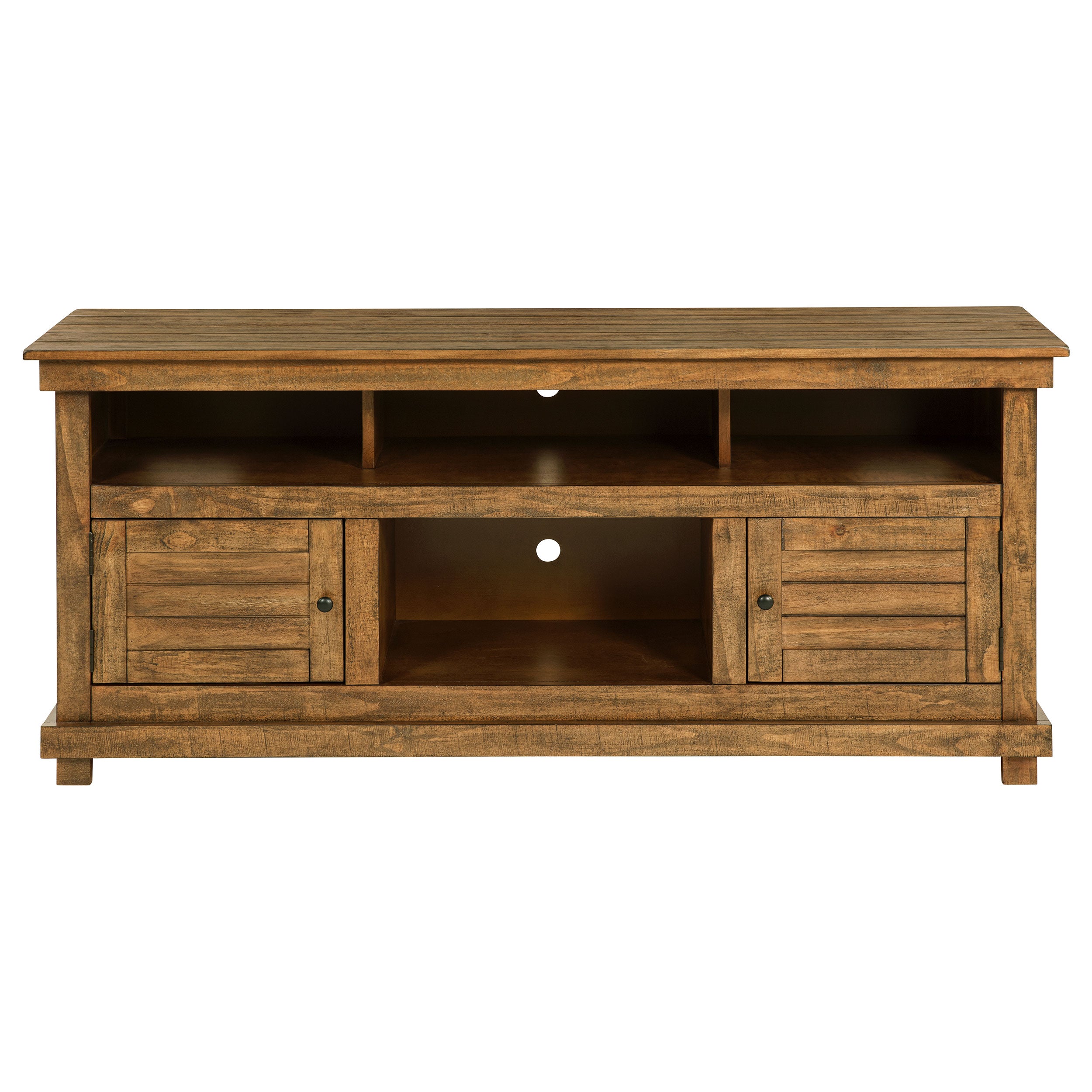 Payne 60-inch TV Stand Media Console Distressed Brown-
