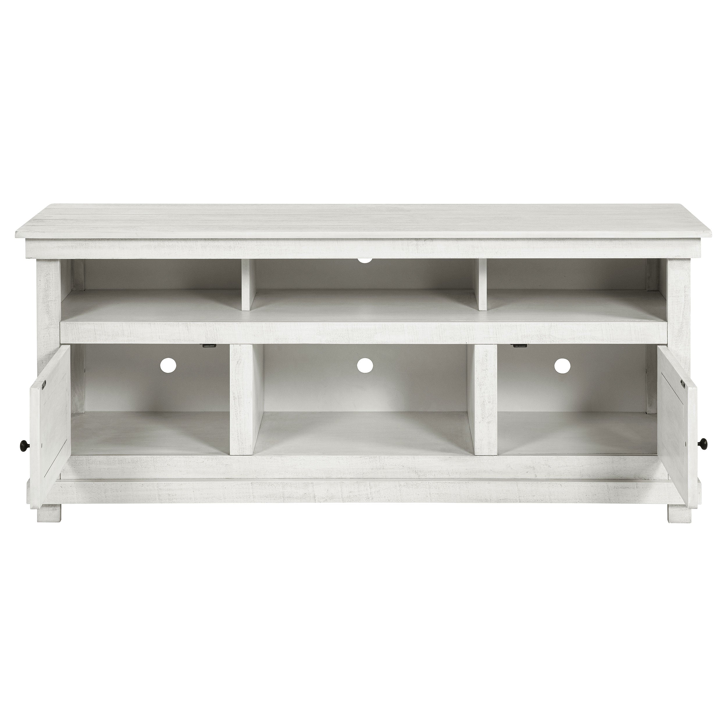 Payne 60-inch TV Stand Media Console Distressed White-
