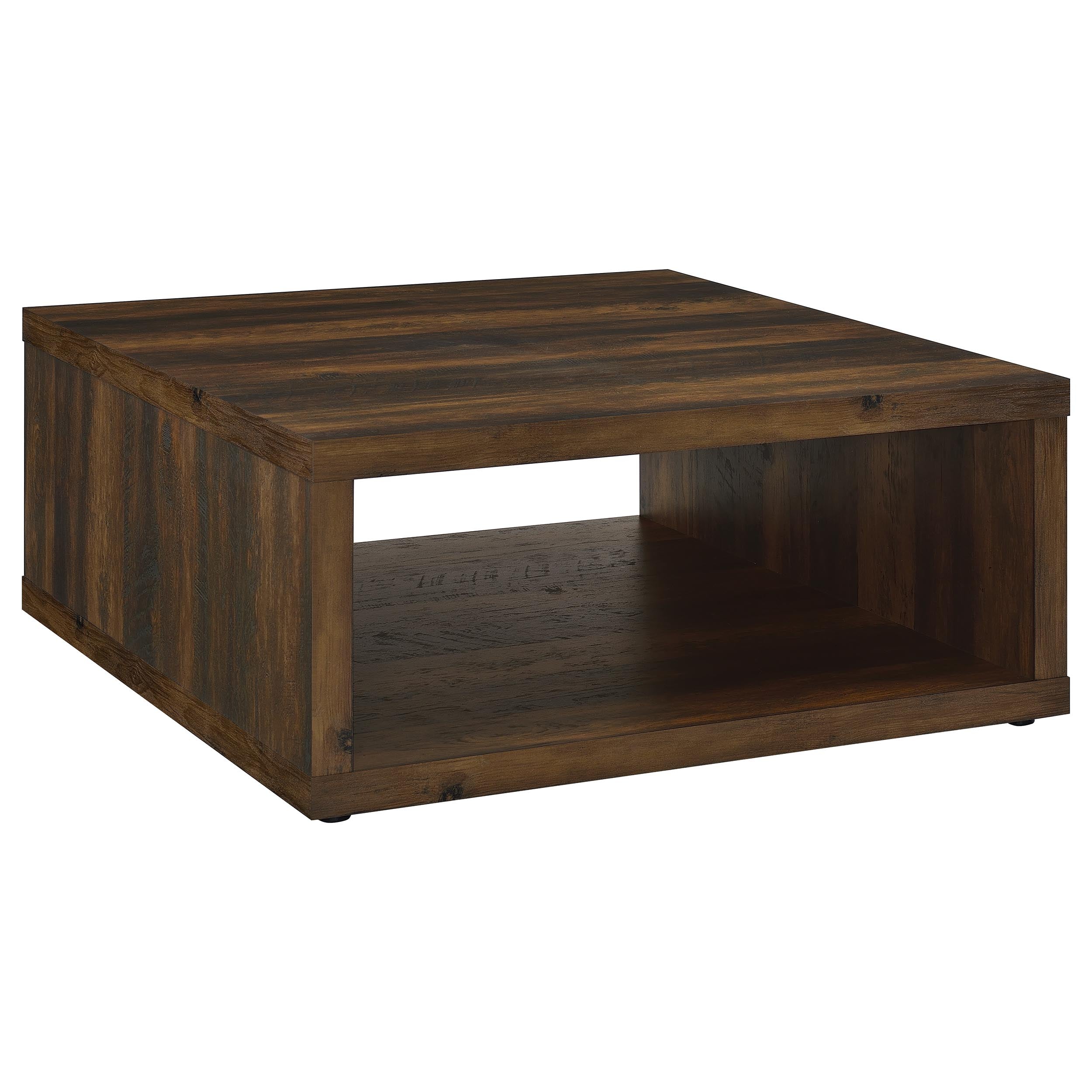 Frisco Square Engineered Wood Coffee Table Dark Pine-
