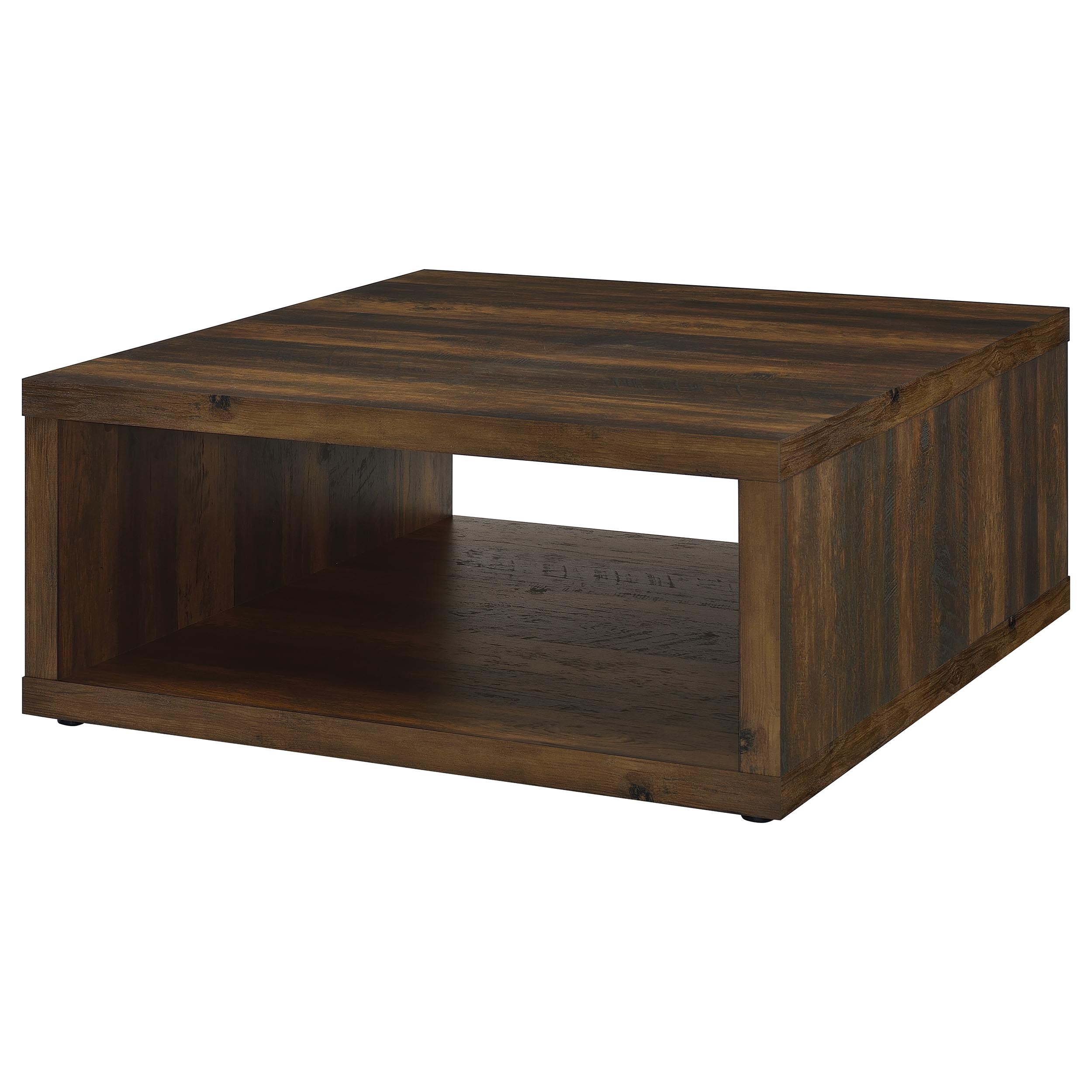 Frisco Square Engineered Wood Coffee Table Dark Pine-
