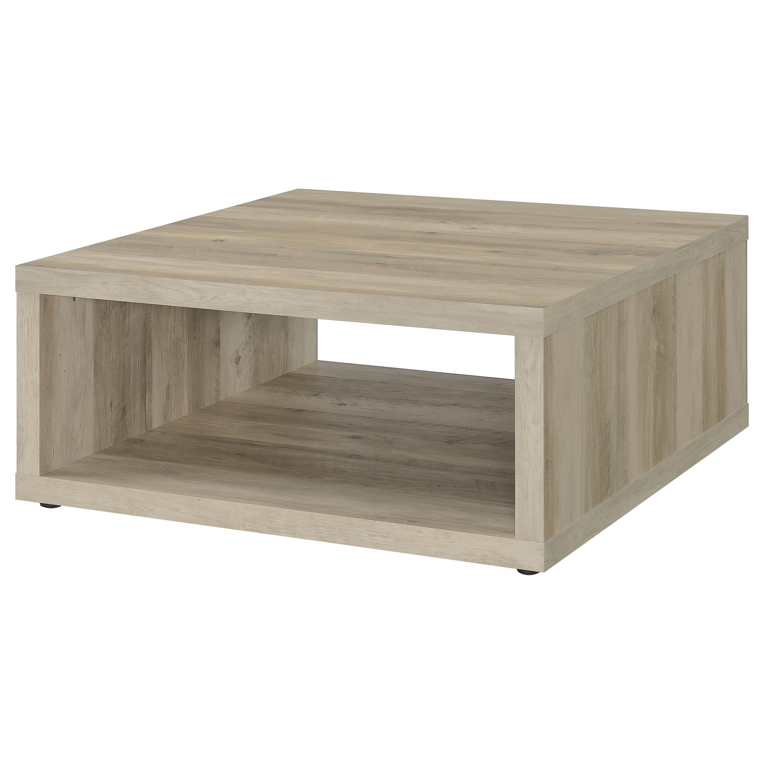 Frisco Square Engineered Wood Coffee Table Distressed Pine-